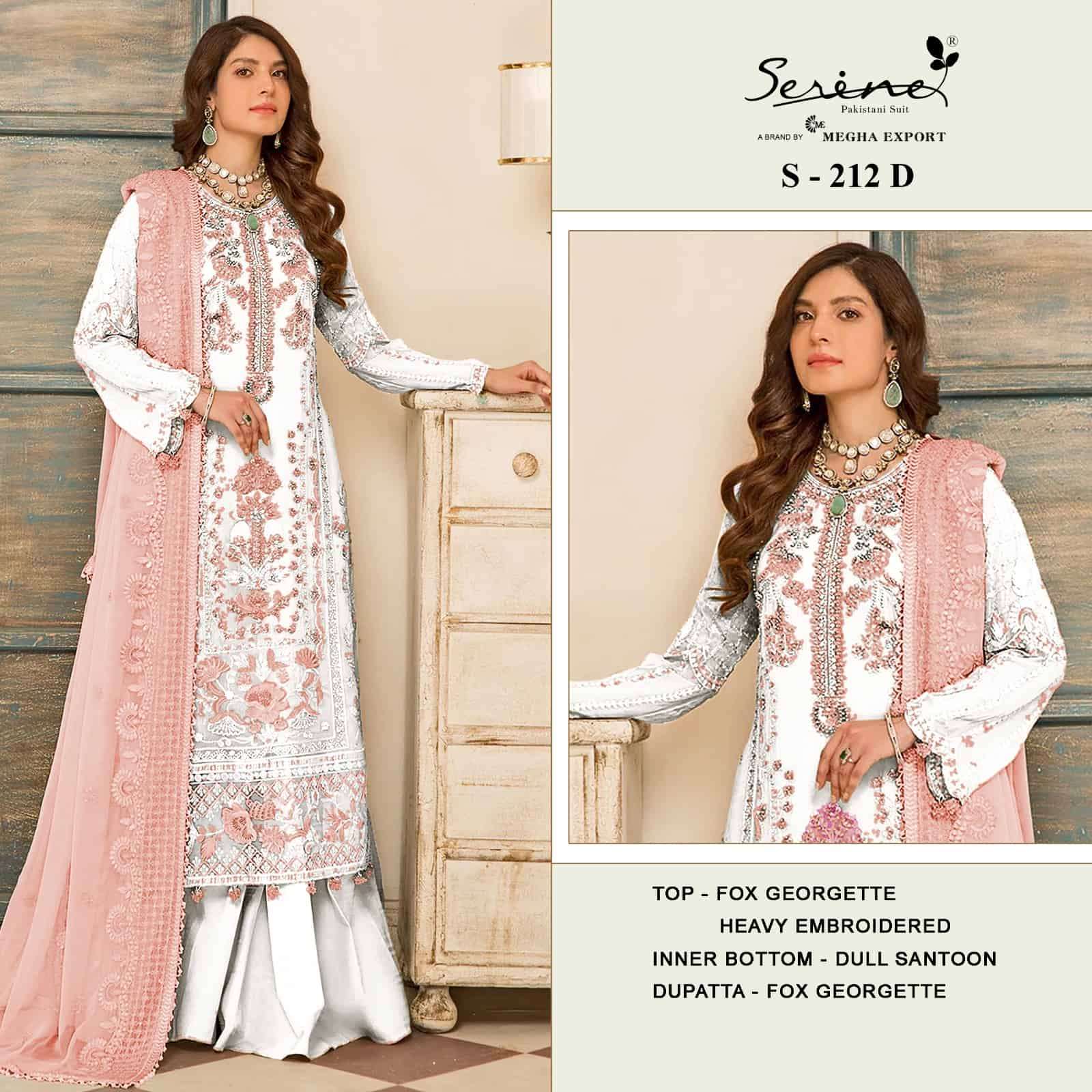Megha Export S 212 Colors Fancy Designer Style Latest Pakistani Suit Wholesalers view 4