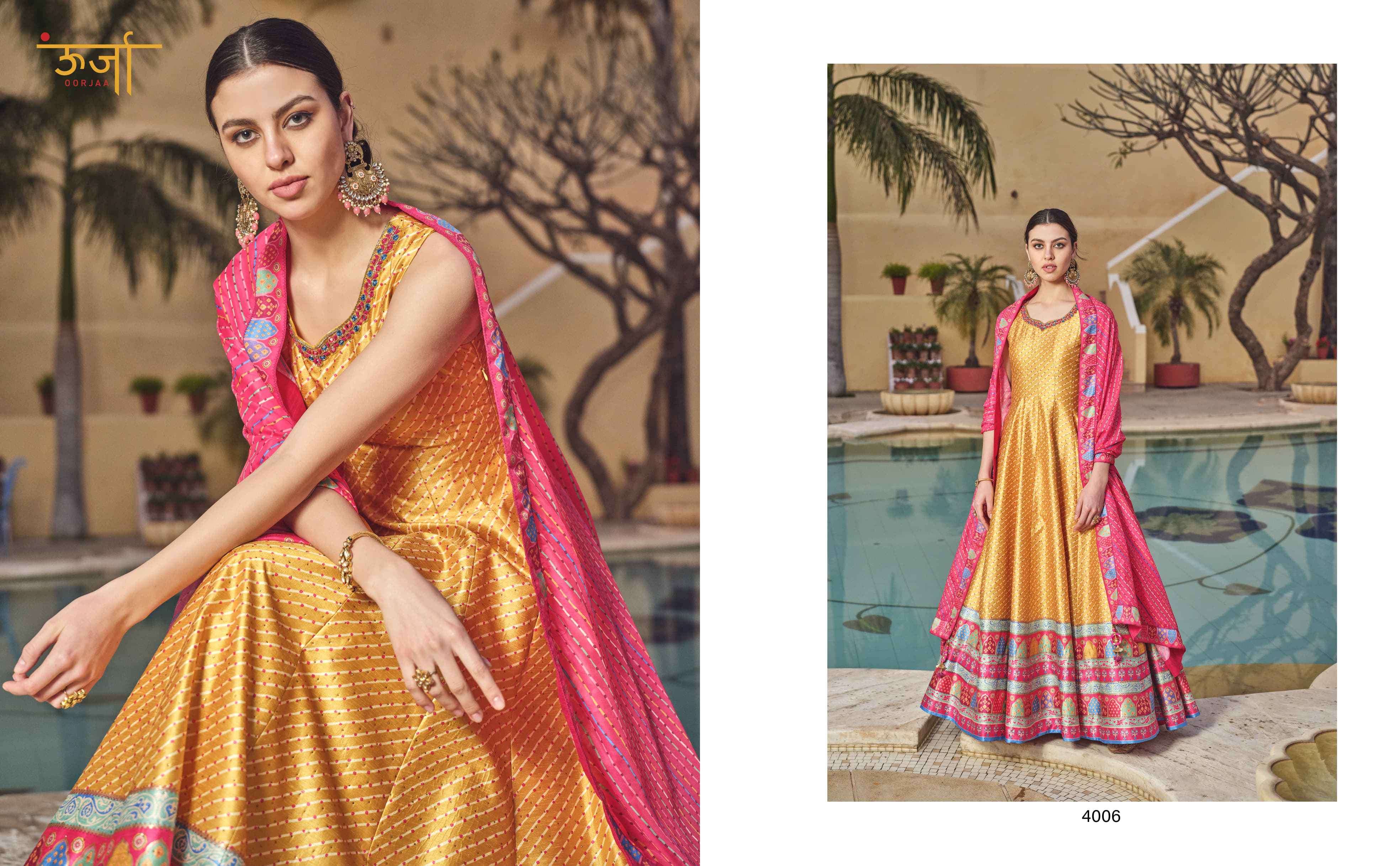 Virasat Peshwai 4001 To 4006 Exclusive Designer Gown view 5