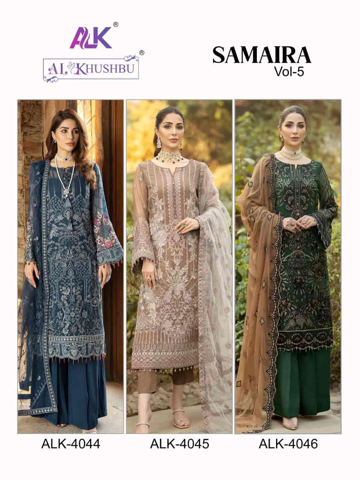 Al Khushbu Samaira Vol 5 Designer Work Pakistani Dress view 4