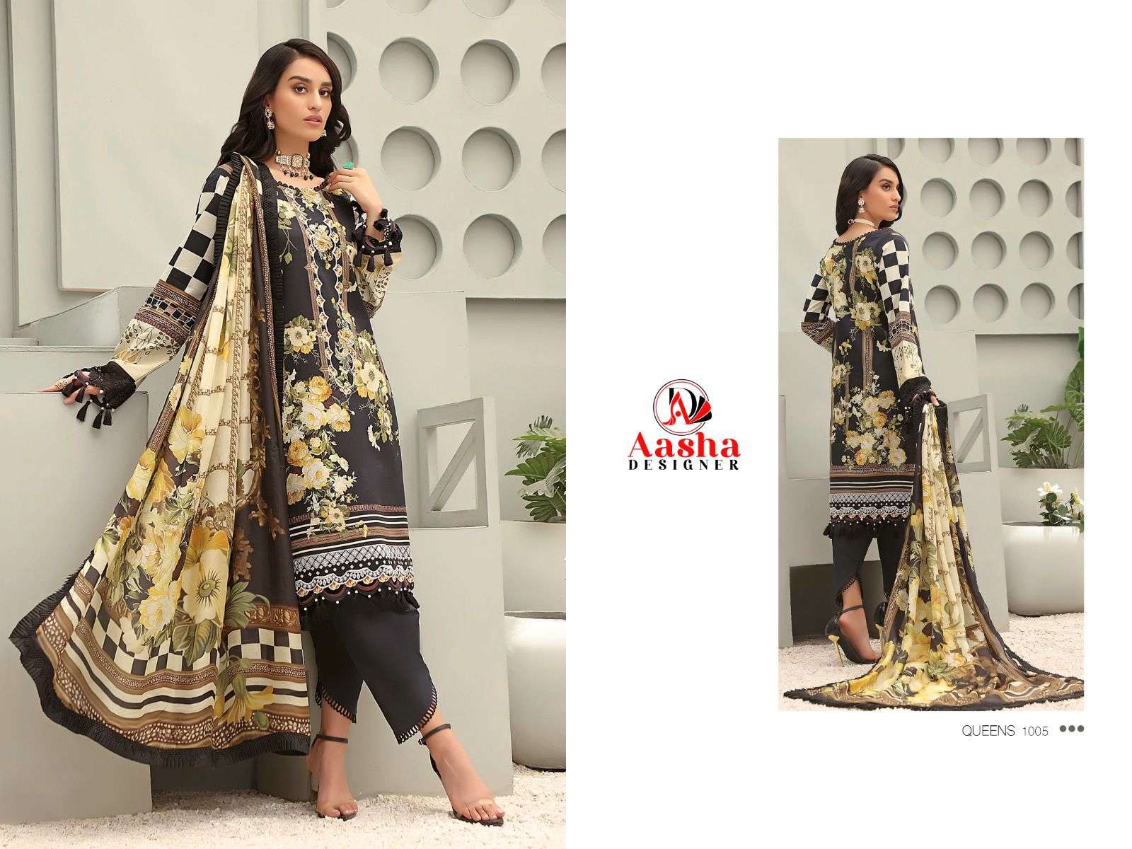 Aasha Queens Vol 1 Cotton Dress Material view 3