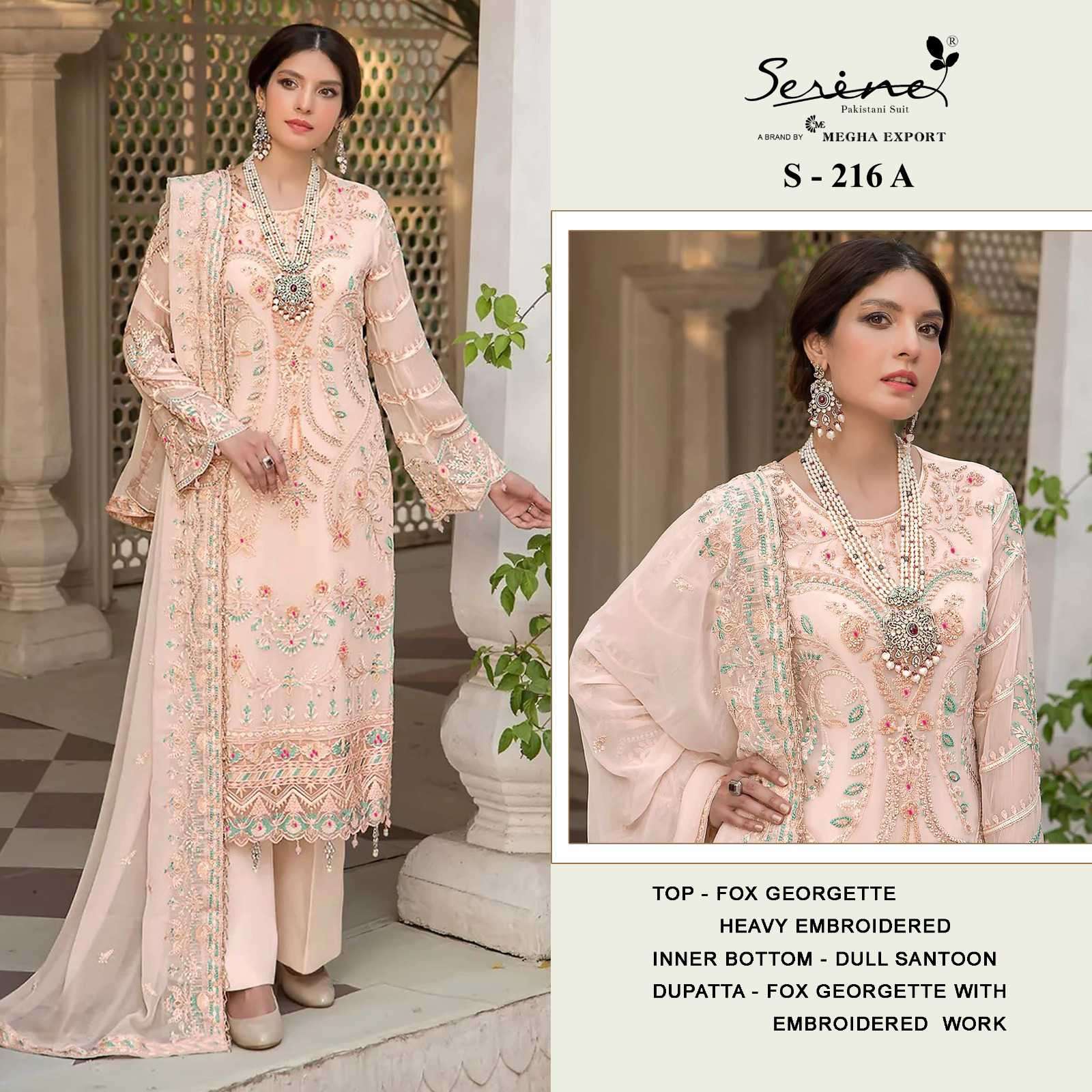 Serine S 216 Colors Designer New Pakistani Suit Online Sales view 2