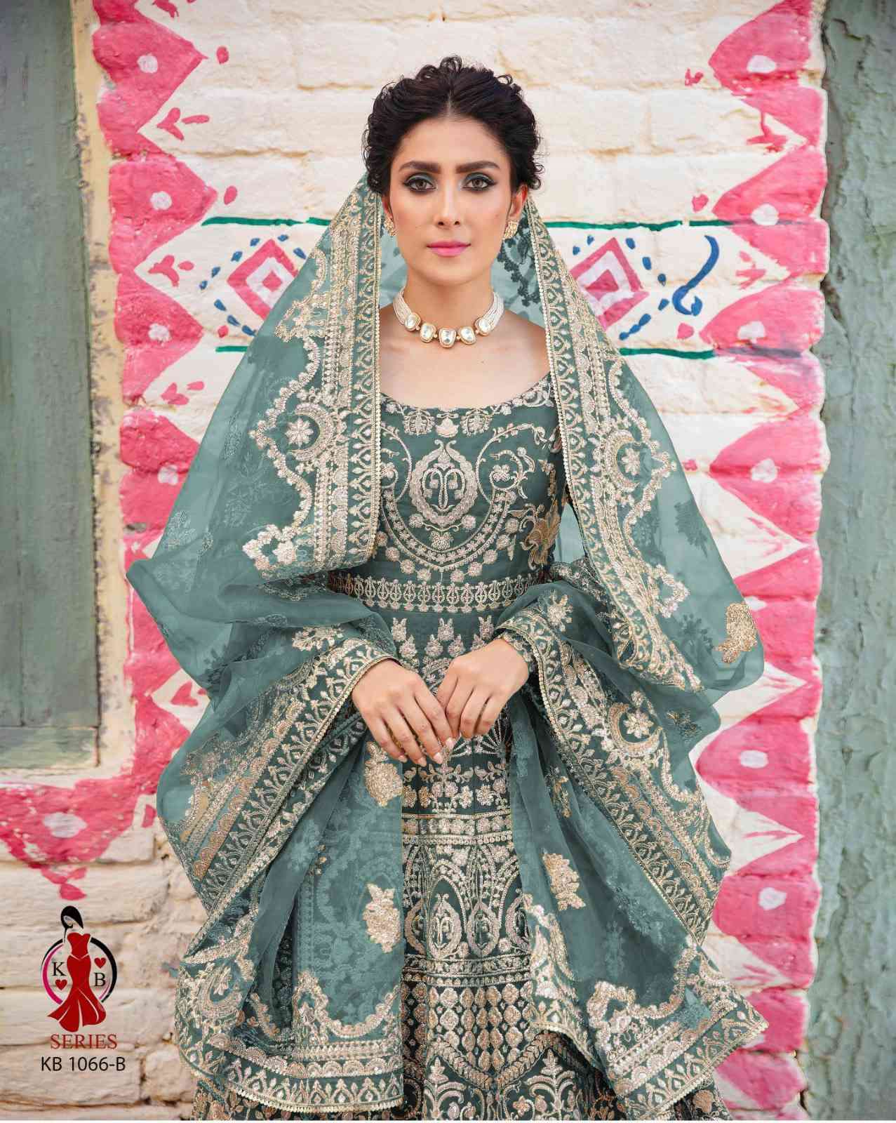 Kb Series Kb 1066 Bridal Designs Party Wear Anarkali Gown Collection view 8