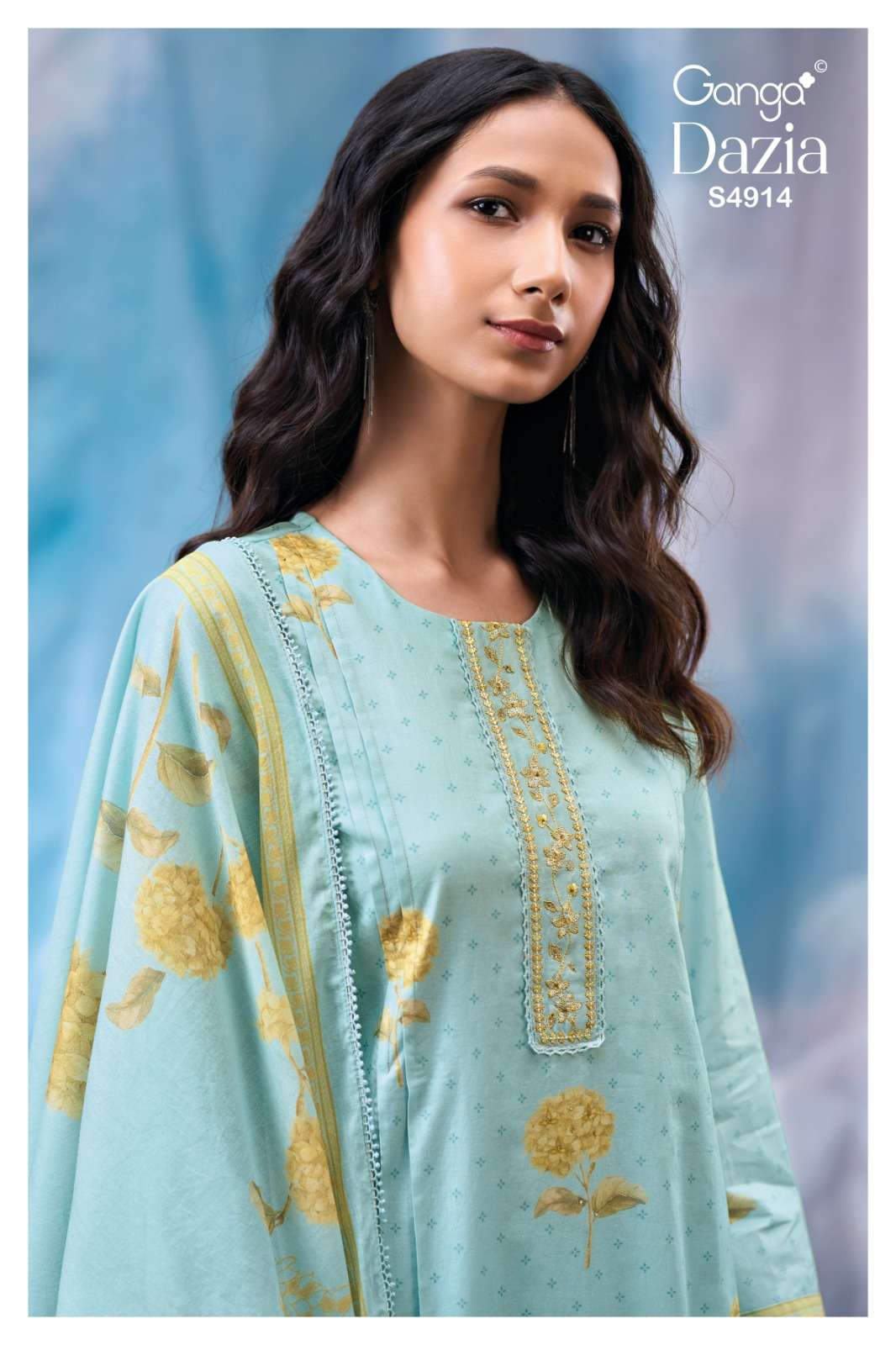 Ganga Fashion Dazia 4914 Premium Cotton Salwar Suit view 4