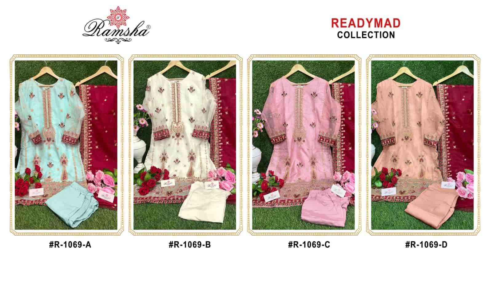 Ramsha R 1069 Colors Pakistani Designer Party Wear Suit Wholasaler view 5