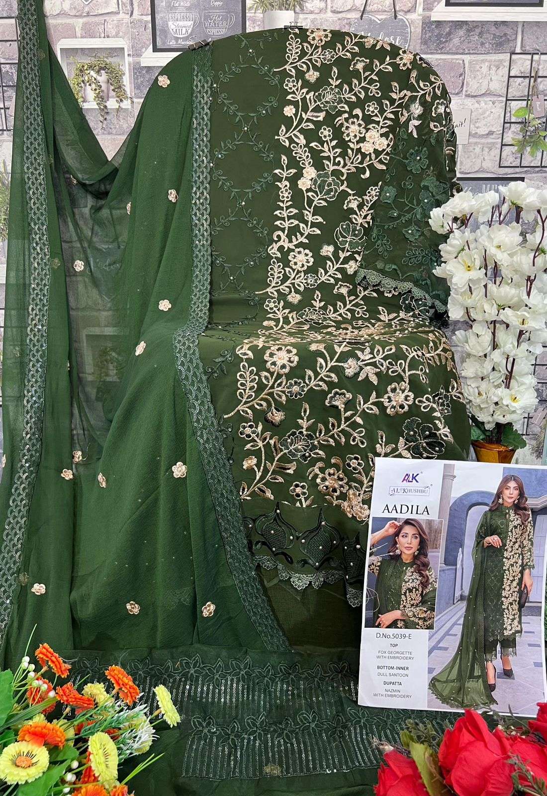 Al Khushbu Aadila Vol 1 Georgette Pakistani Suit view 11