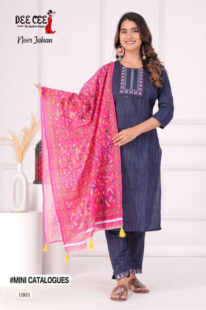 Dee Cee Noor Jahan Straight Style 3 Piece Pair Ladies Collection view 8