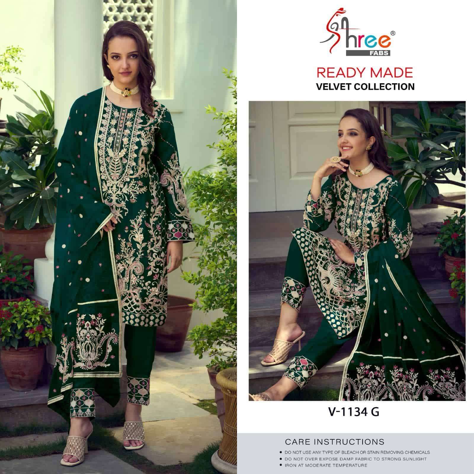 Shree Fabs V 1134 Pakistani Partywear Suit view 4