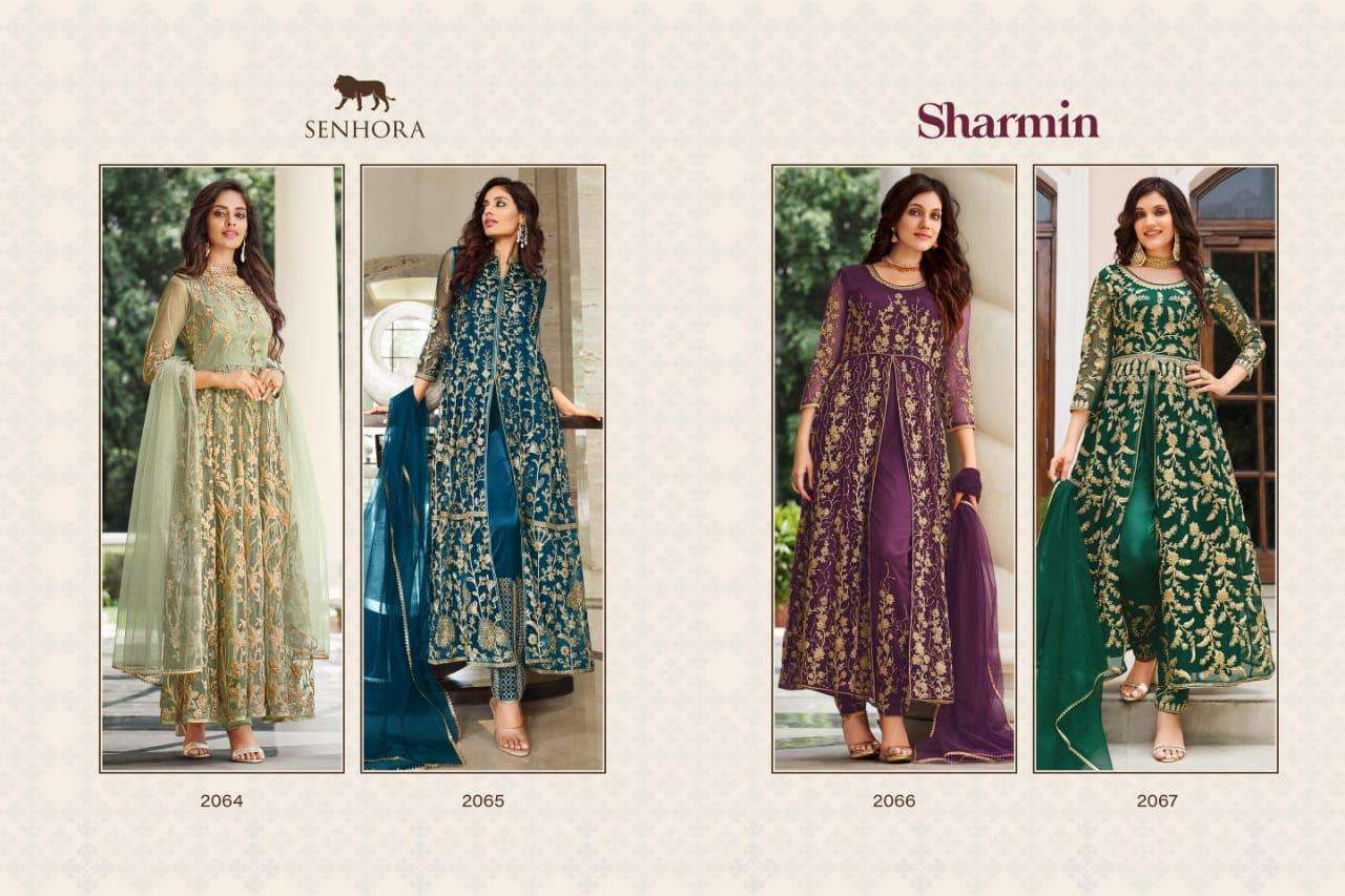 Senhora Sharmin Designer Party Wear Anarkali Suit Collection view 11