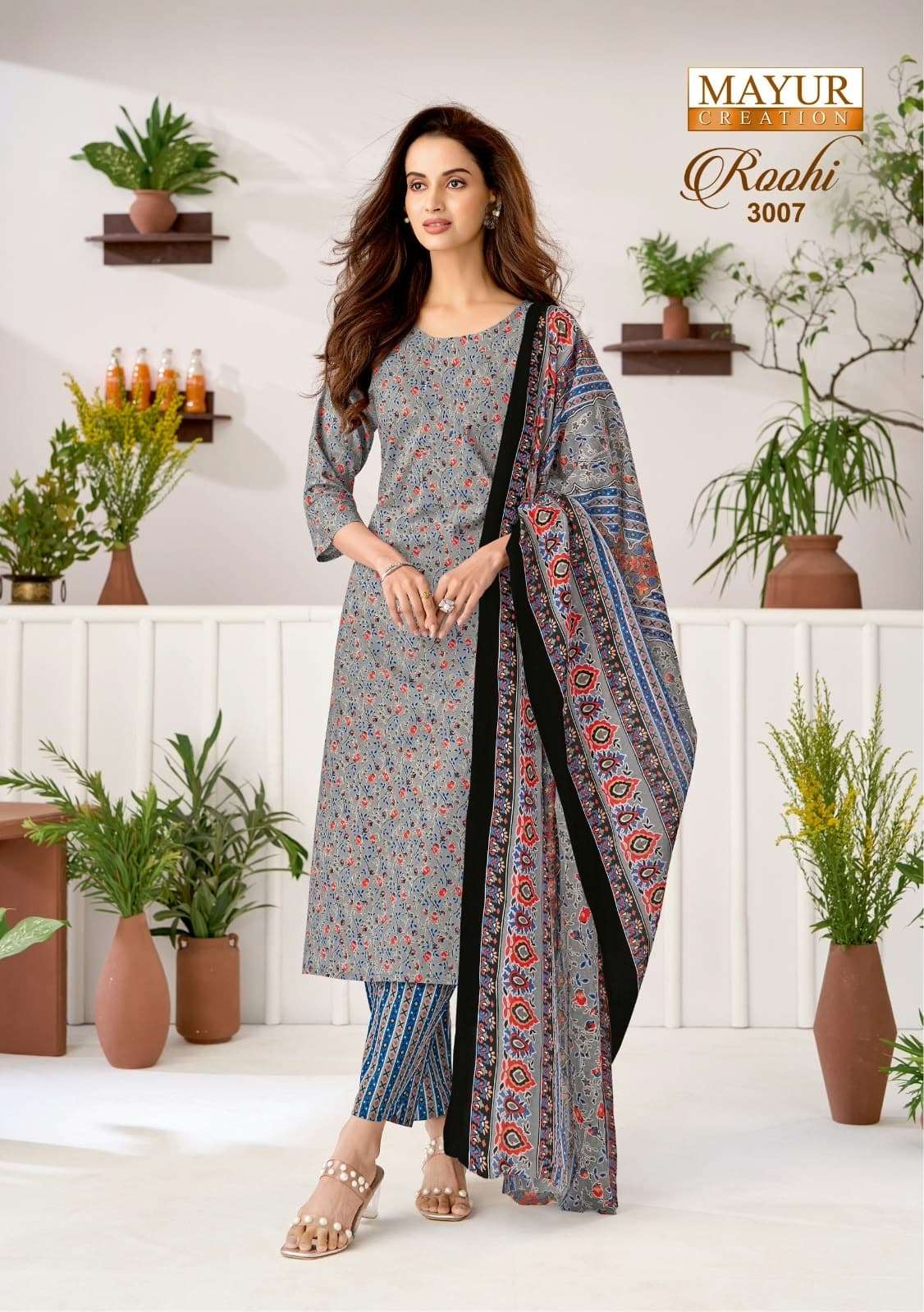 Mayur Roohi Vol 3 Pure Cotton Dress Material view 9
