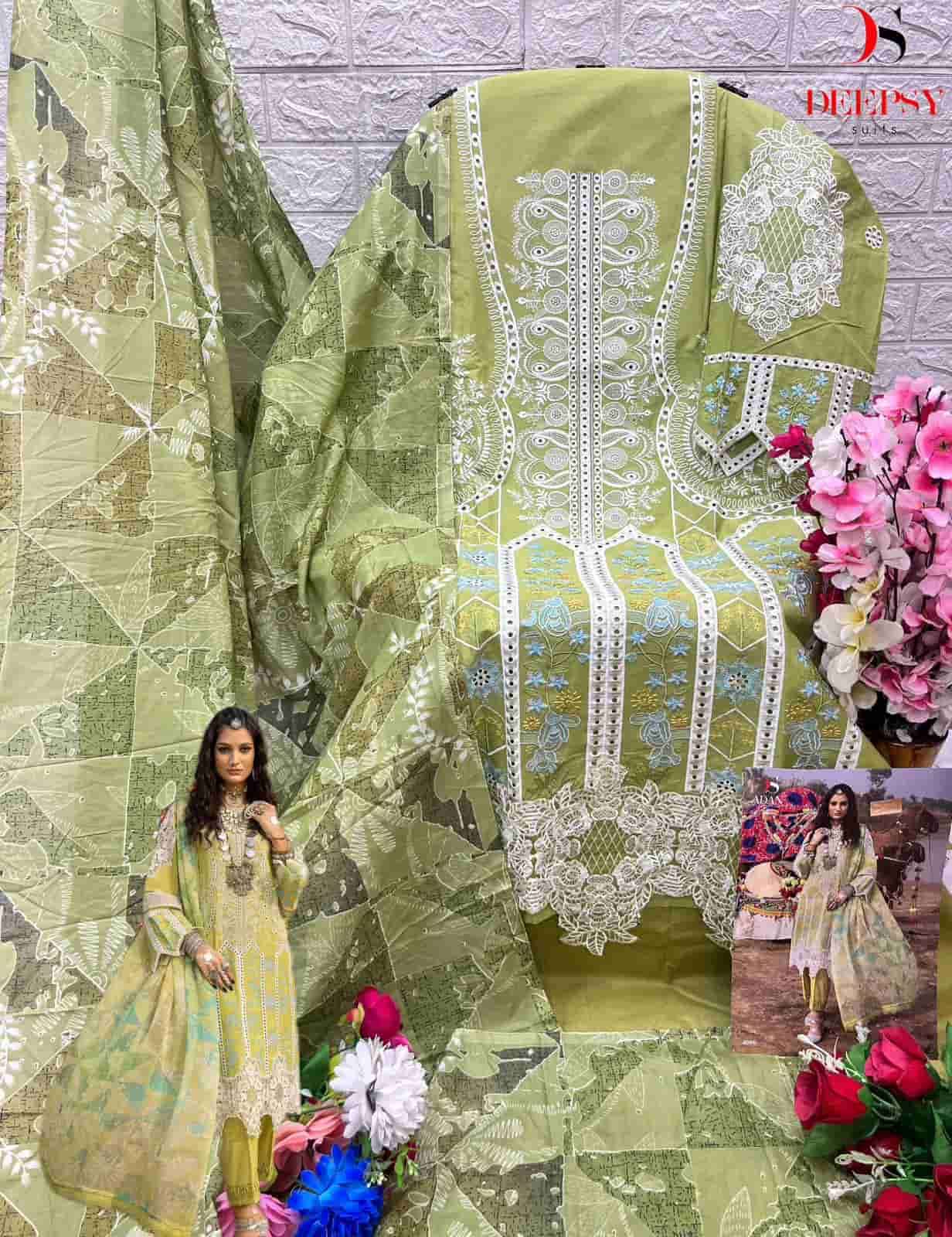 Deepsy D 4066 Latest Designer Cotton Embroidered Salwar Suit Exporter view 2