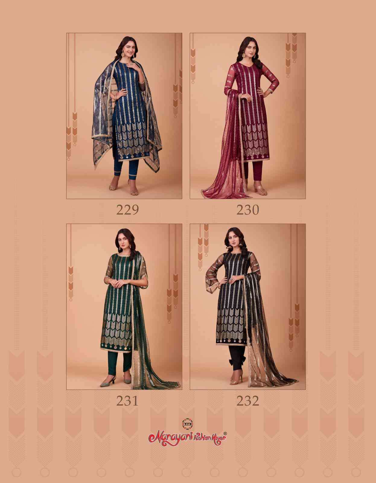 Narayani Zehra Vol 3 Heavy Net Party Wear Unstitch Dress New Designs view 11