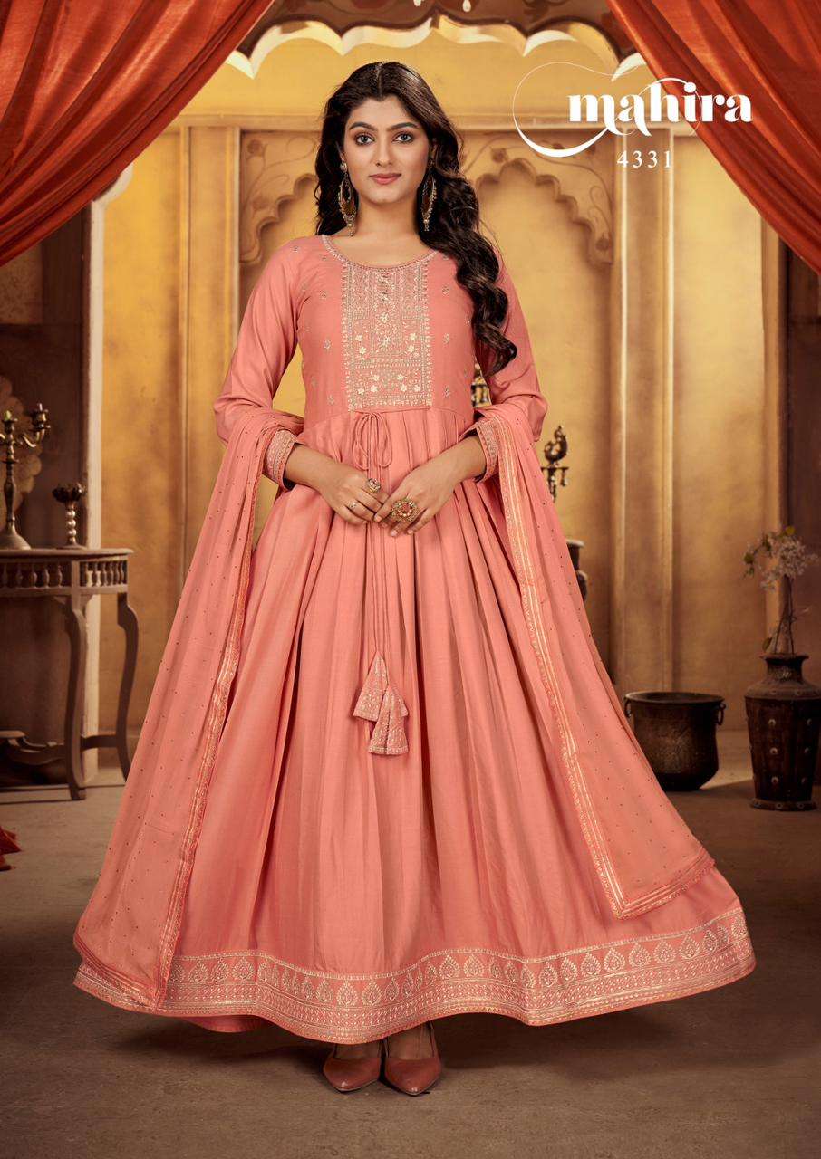 Rangoon Mahira Fancy Anarkali Style Readymade Dress view 2