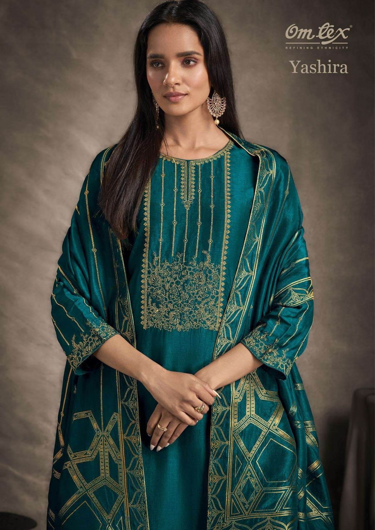 Omtex Yashira Partywear Style Exclusive Designer Suit Collection view 2