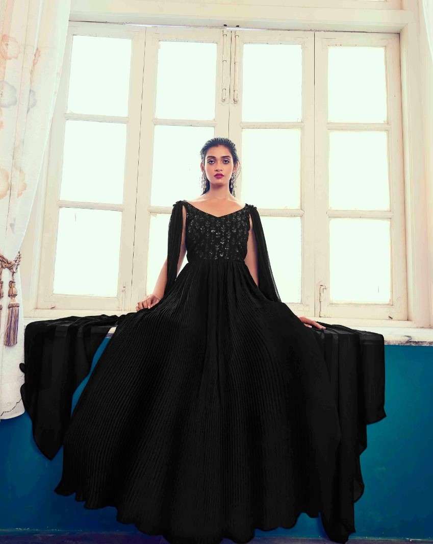 Shubhkala Flory Vol 40 Latest Style Partywear Designer Gown view 4