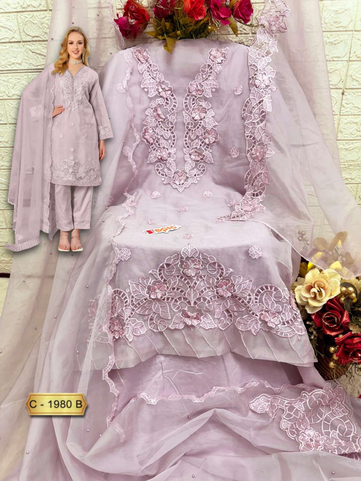 Fepic C 1980 Colors Pakistani Salwar Kameez Catolog view 5