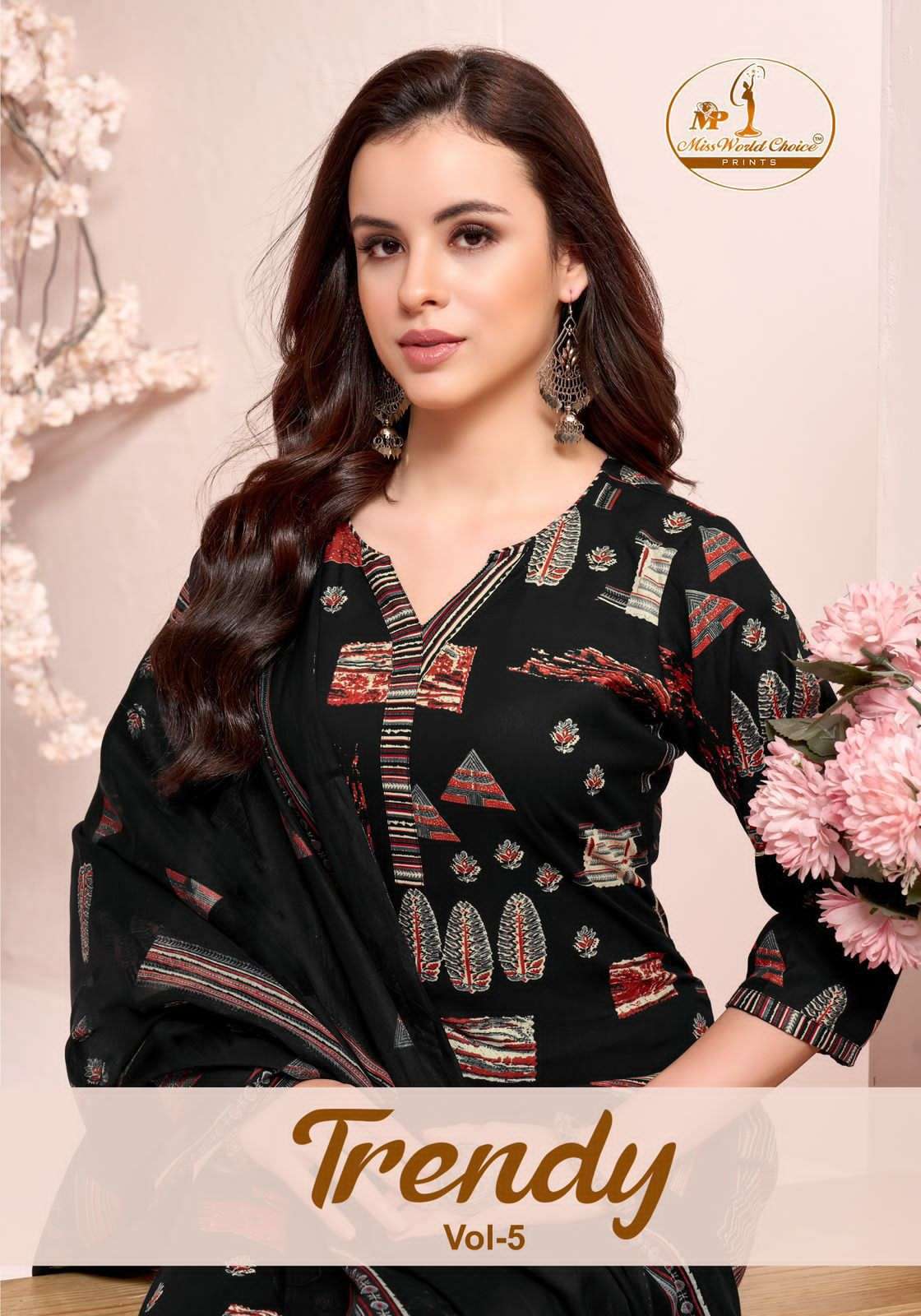 Miss World Choice Trendy Vol 5 Pure Cotton Dress view 6