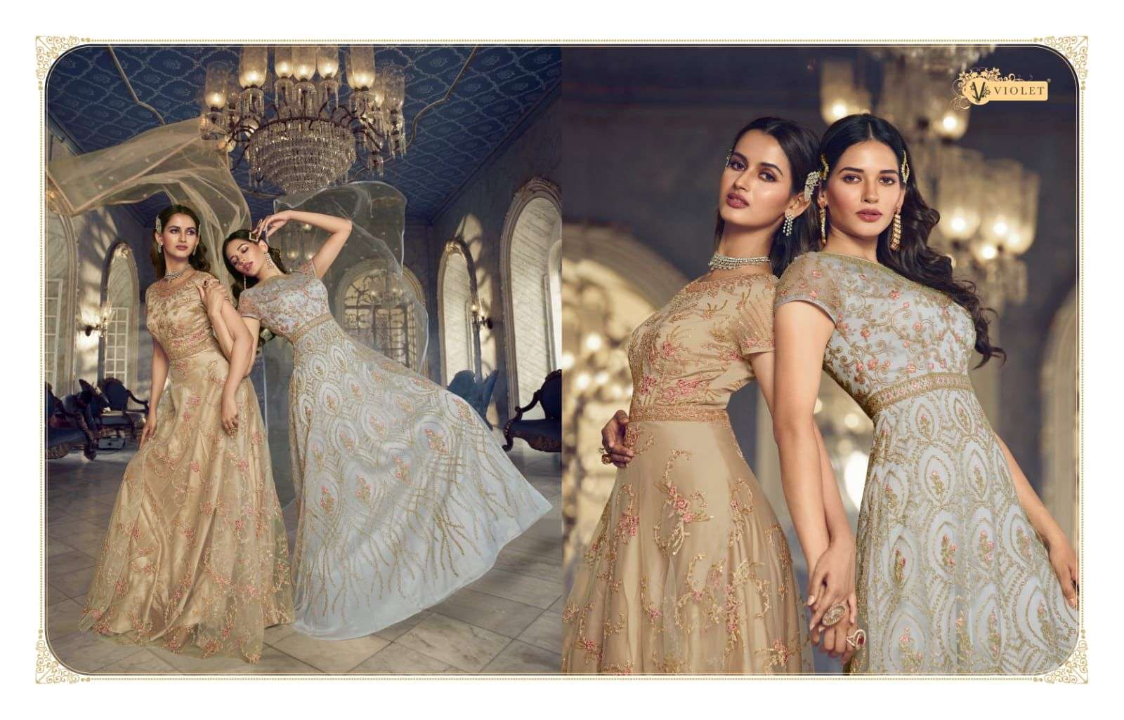 Swagat 5401 to 5408 Series party Wear Gowns Dress view 10