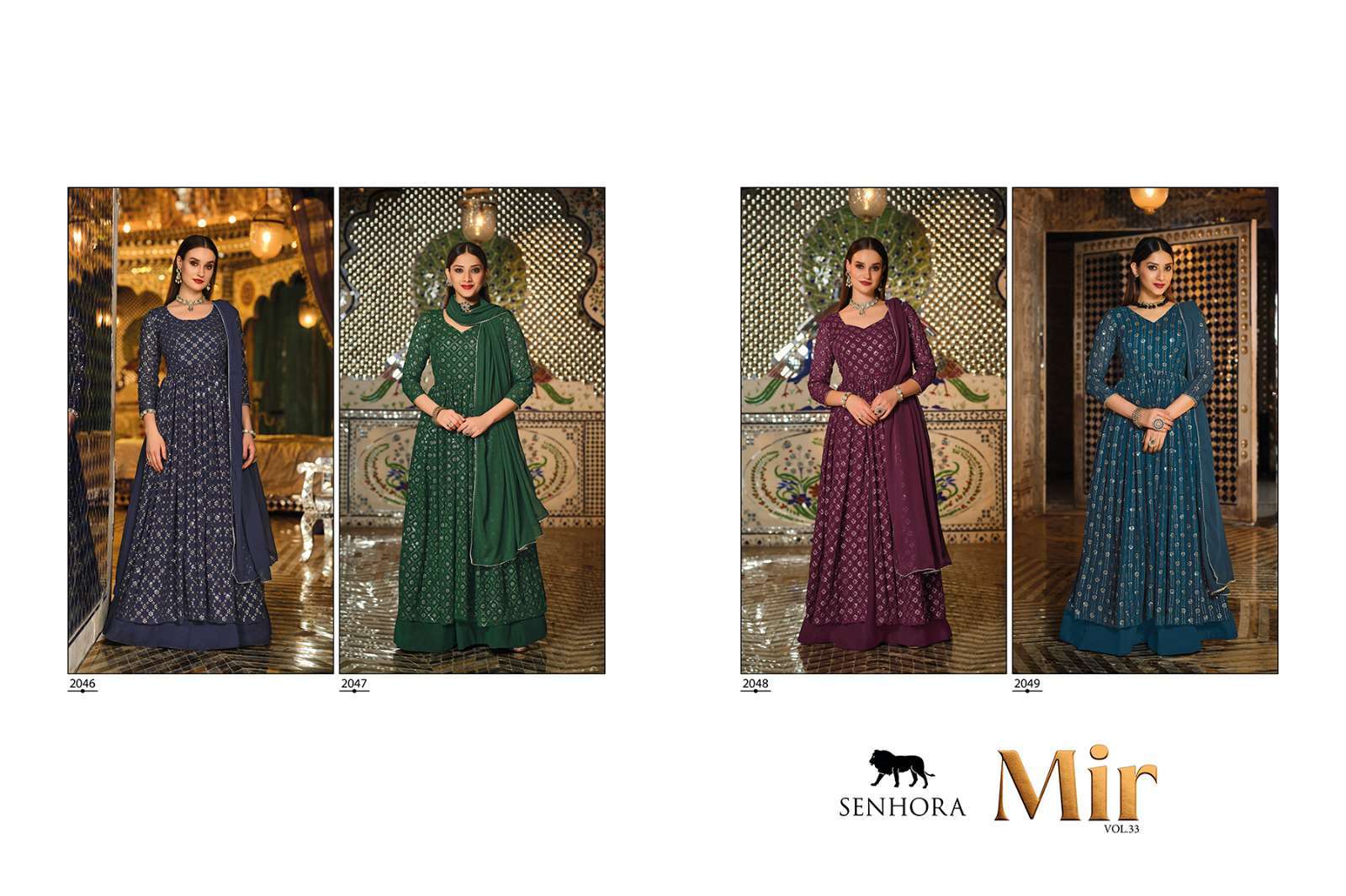 Senhora Mir Vol 33 New Designer Partywear Single Suit view 2