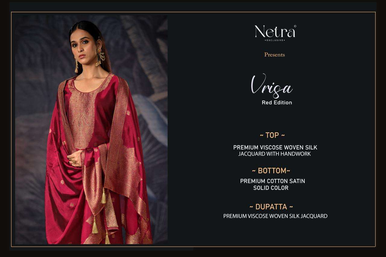 Netra Red Edition Wedding Wear Ladies Dress Latest Designs view 3