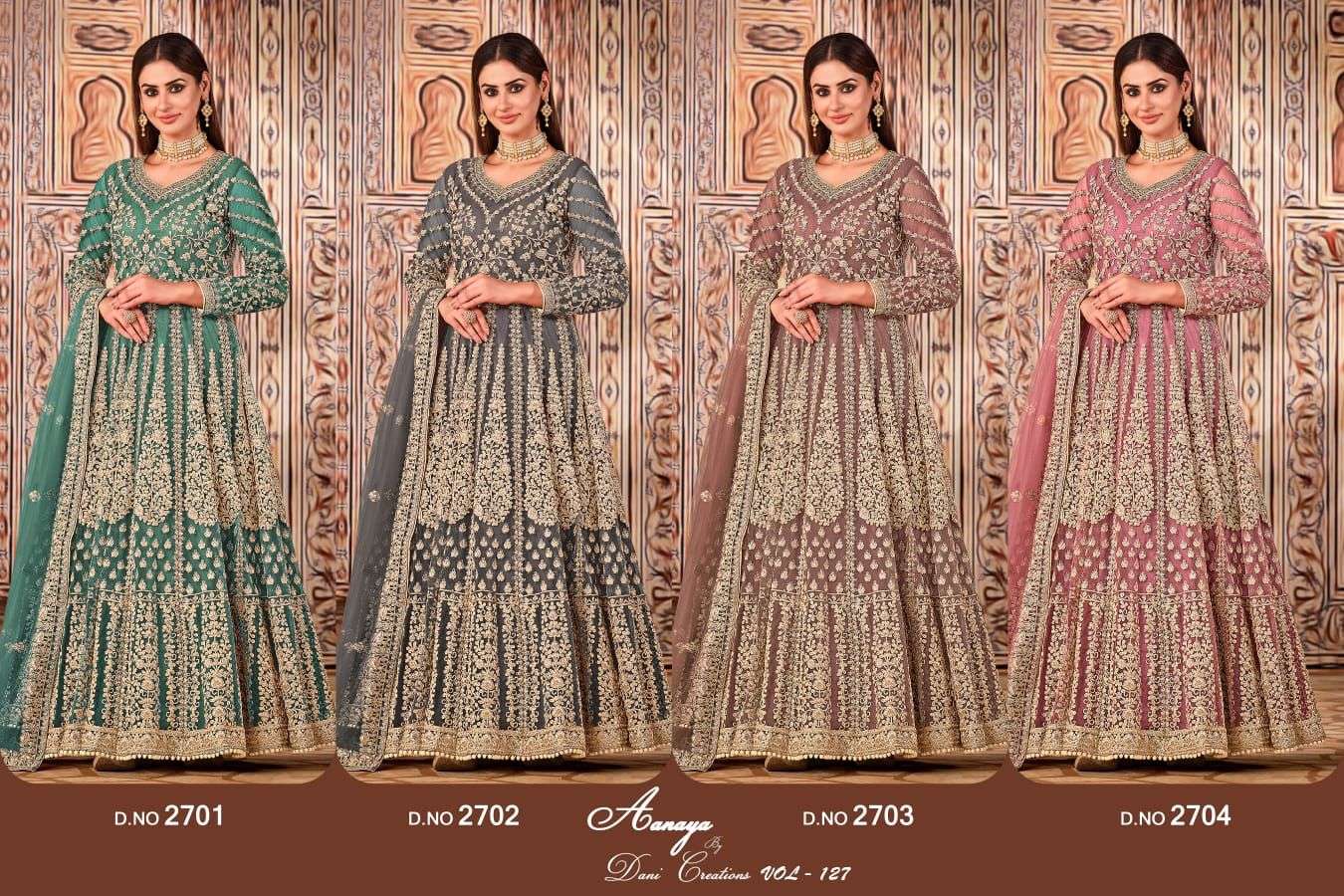 Aanaya Vol 127 Designer Work anarkali Salwar Kameez view 13