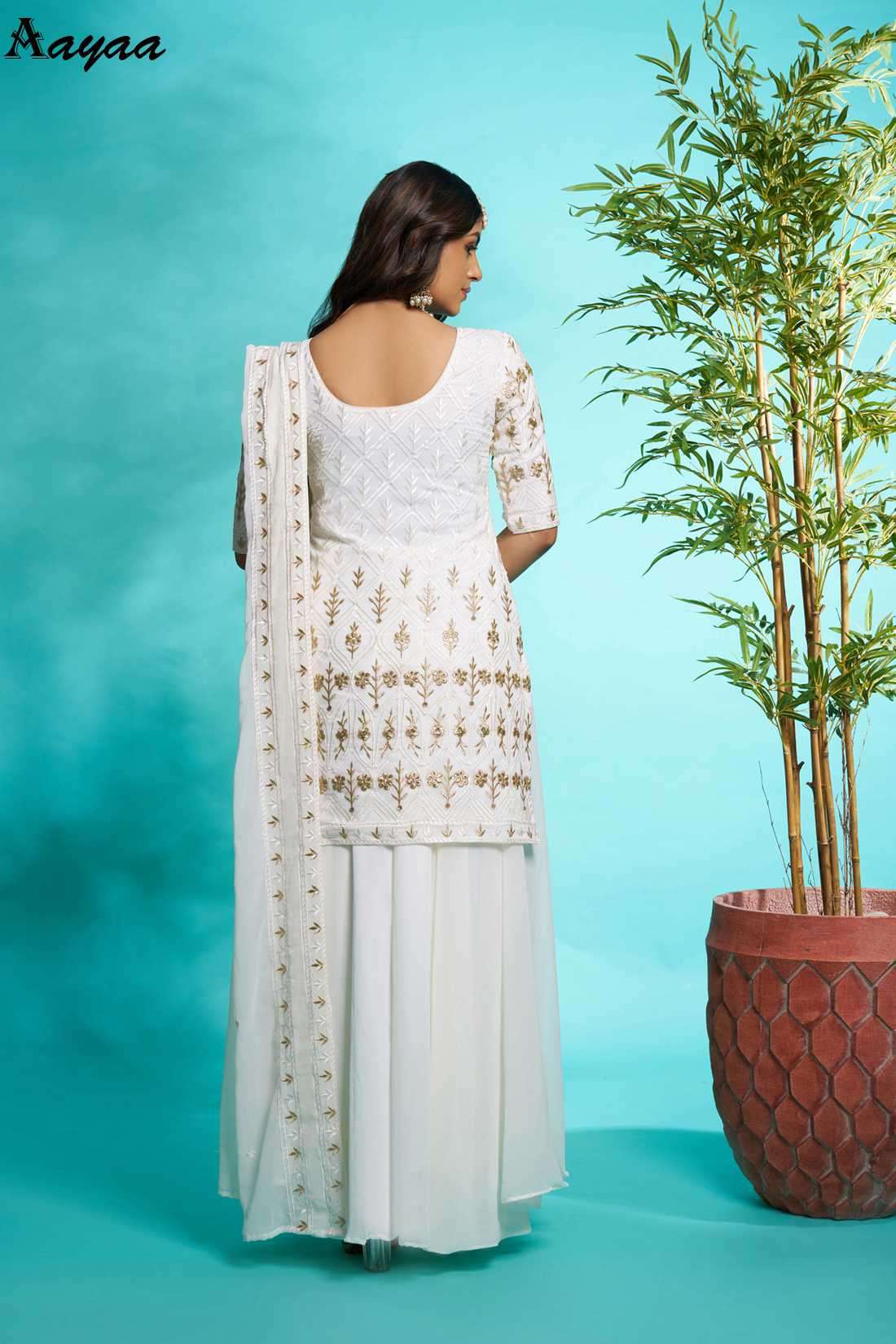 Aayaa Vol-21 Faux Georgette Readymade Salwar Suit view 25