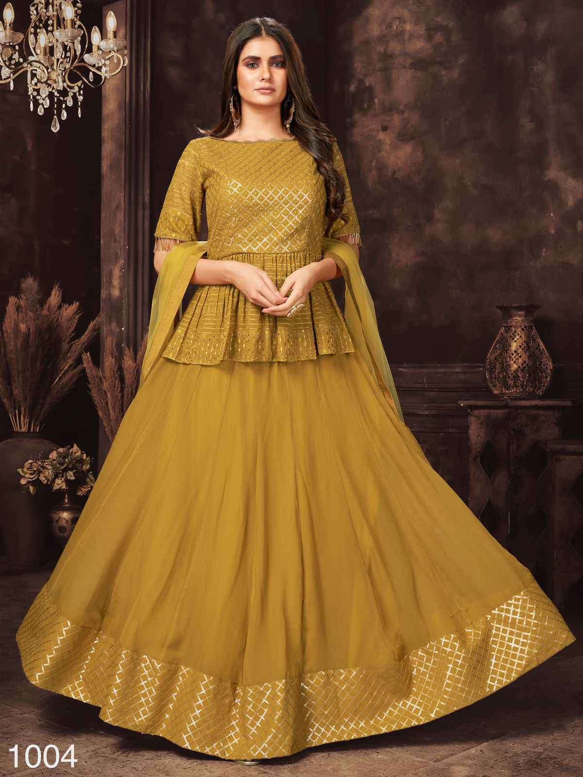 Anjani Art Couture Collection Vol 1 1001 To 1006 Partywear Designer Outfit view 2
