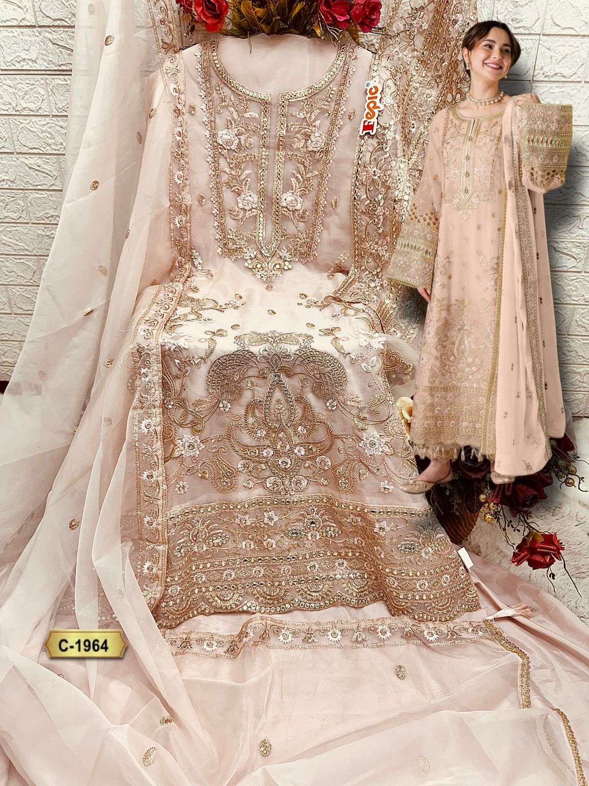 Fepic C 1964 Pakistani Suit Collection At Price view 5