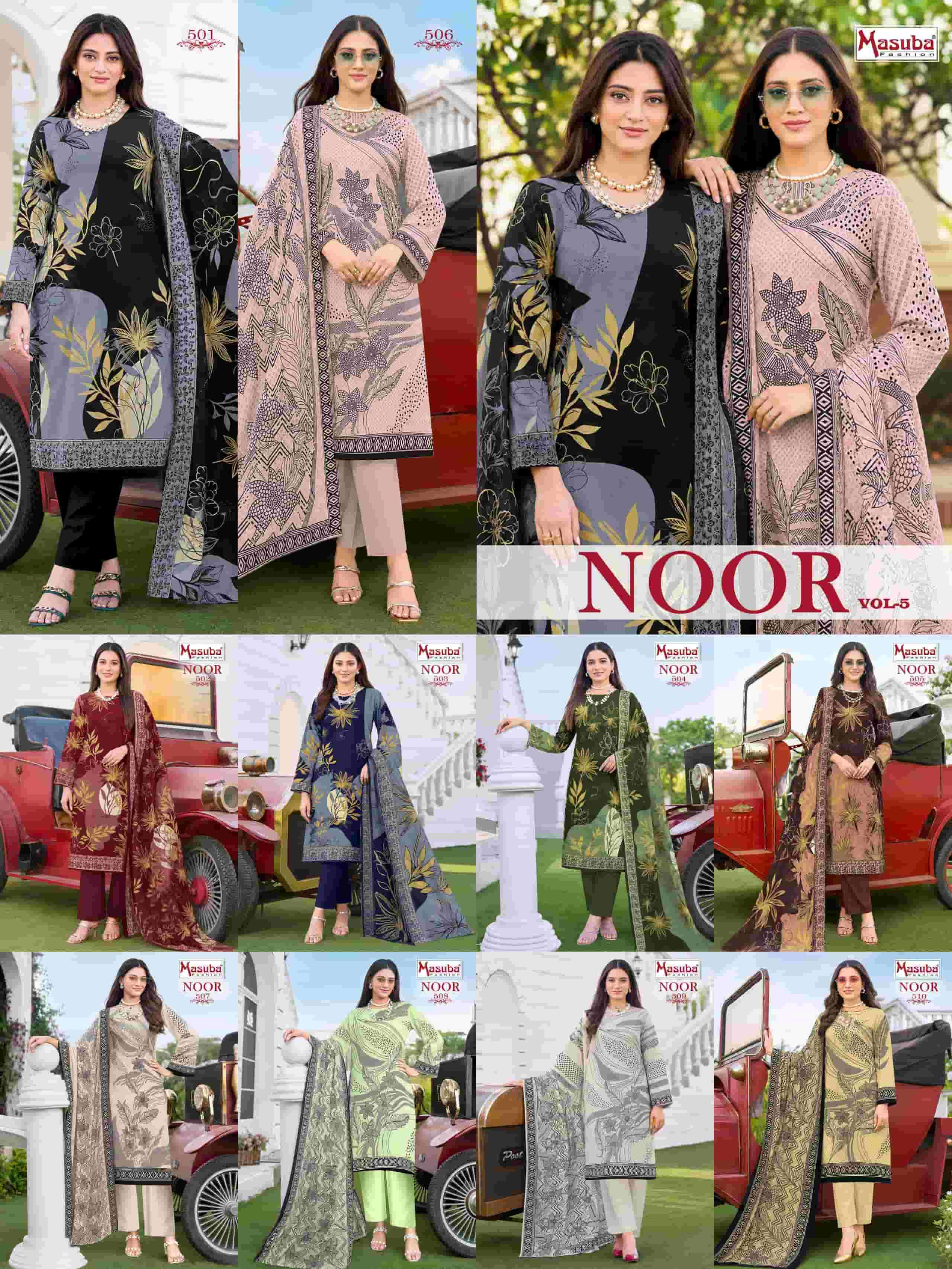 Masuba Fashion Noor Vol 5 Digital Printed Cotton Salwar Suit view 2
