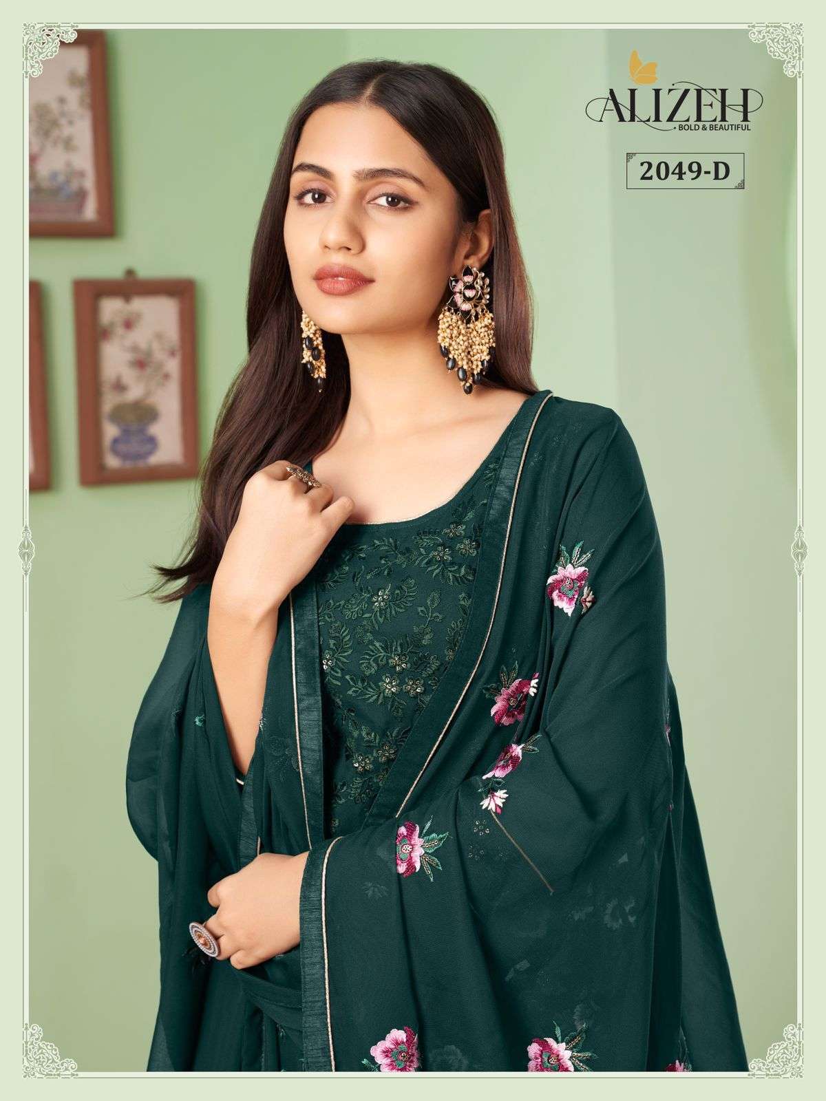 Alizeh Zaida Vol 10 Party Wear Sharara Salwar Kameez New Collection view 19