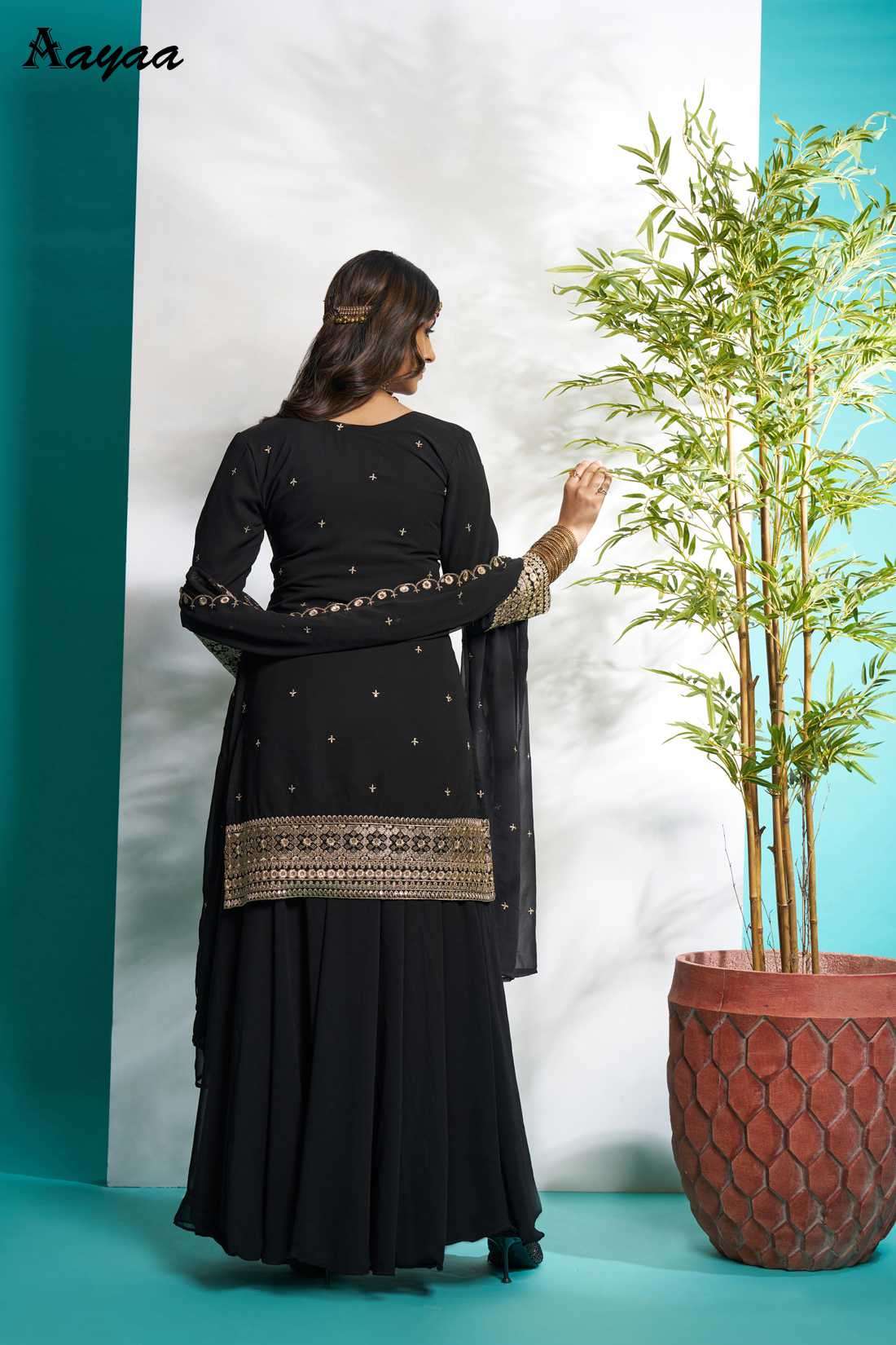 Aayaa Vol-21 Faux Georgette Readymade Salwar Suit view 12