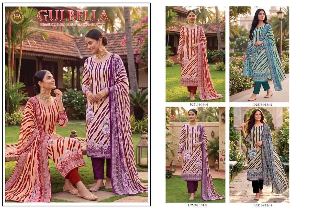 Harshit Gulbella Elegant Design Cotton Salwar Suit Exporters view 4