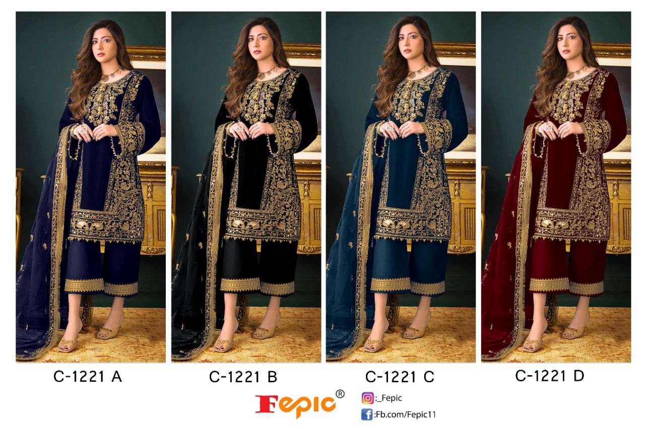 Fepic C 1221 Colors Designer Work Party Wear Pakistani Suit view 9