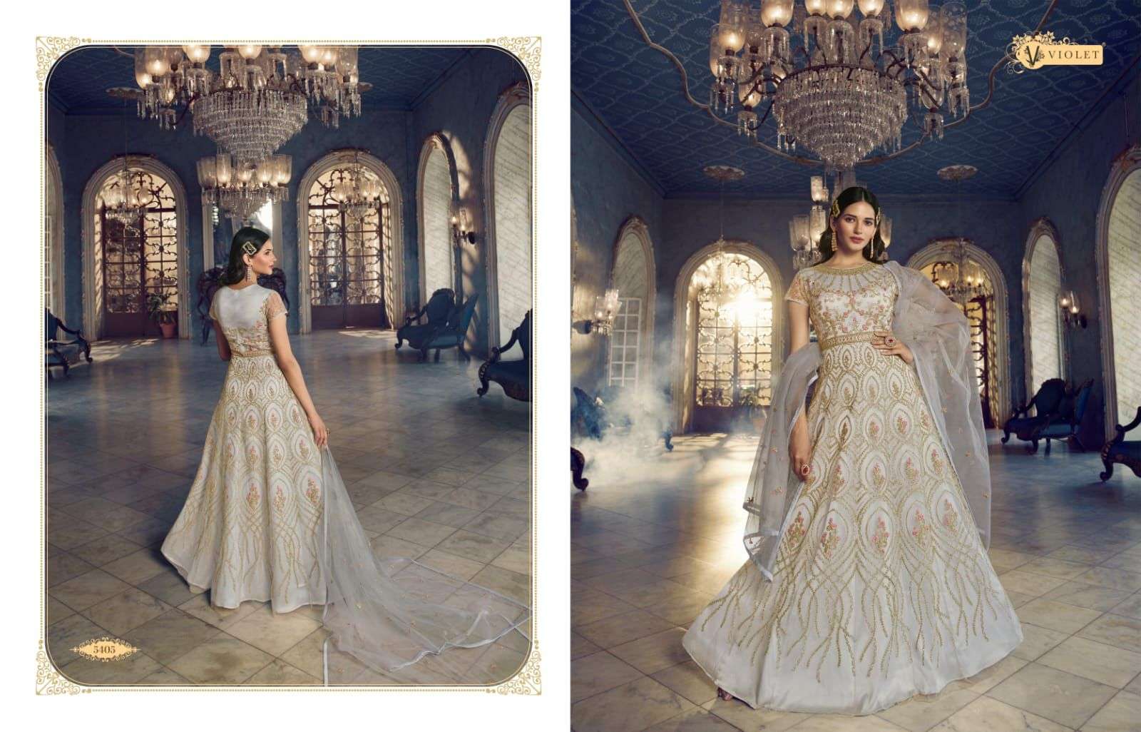 Swagat 5401 to 5408 Series party Wear Gowns Dress view 12