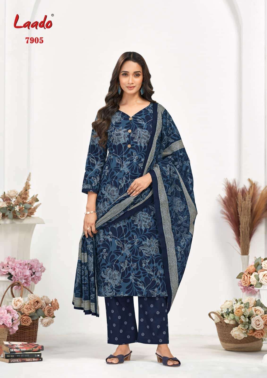 Laado Vol 79 Pure Cotton Dress Material view 8