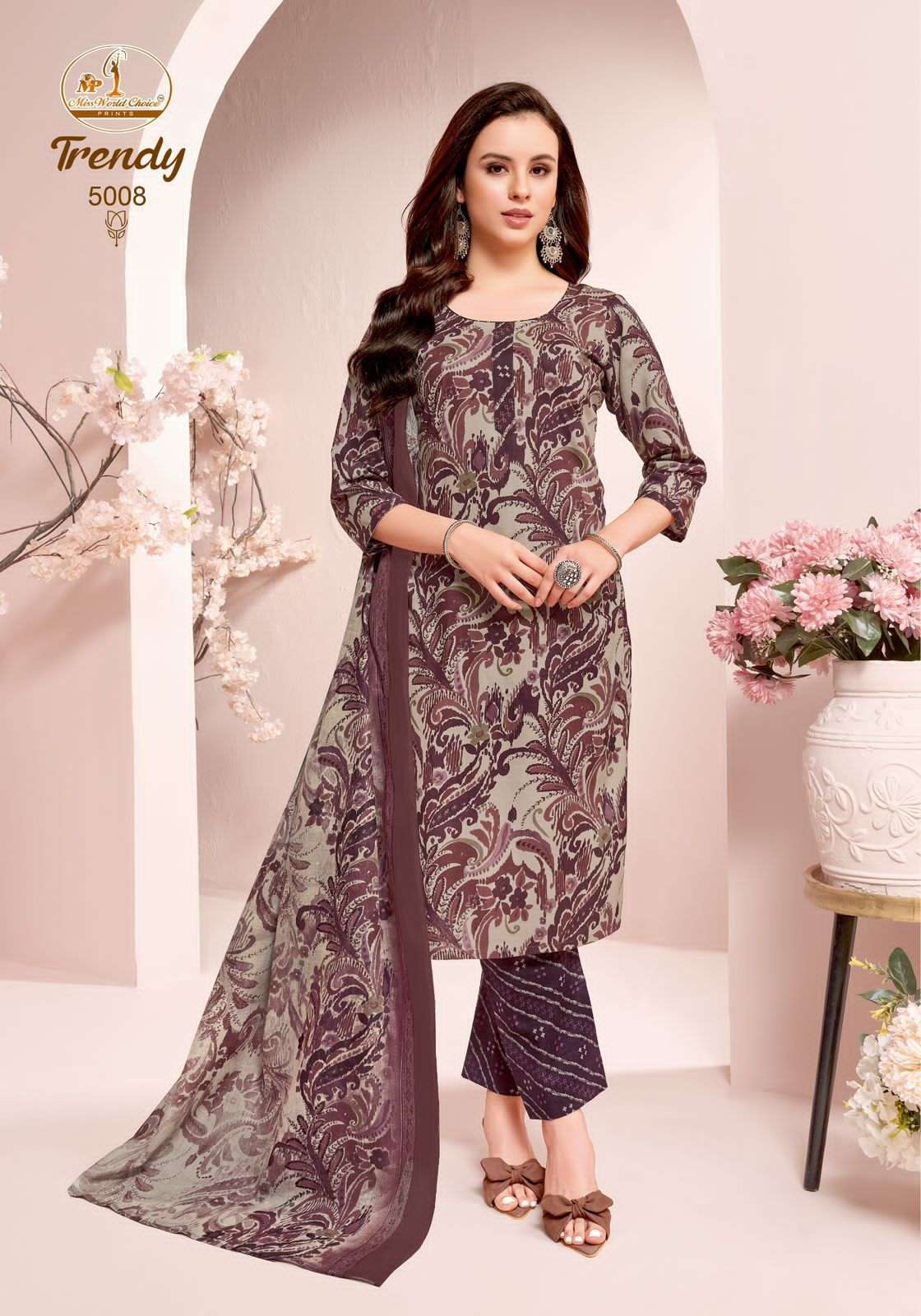 Miss World Choice Trendy Vol 5 Pure Cotton Dress view 3