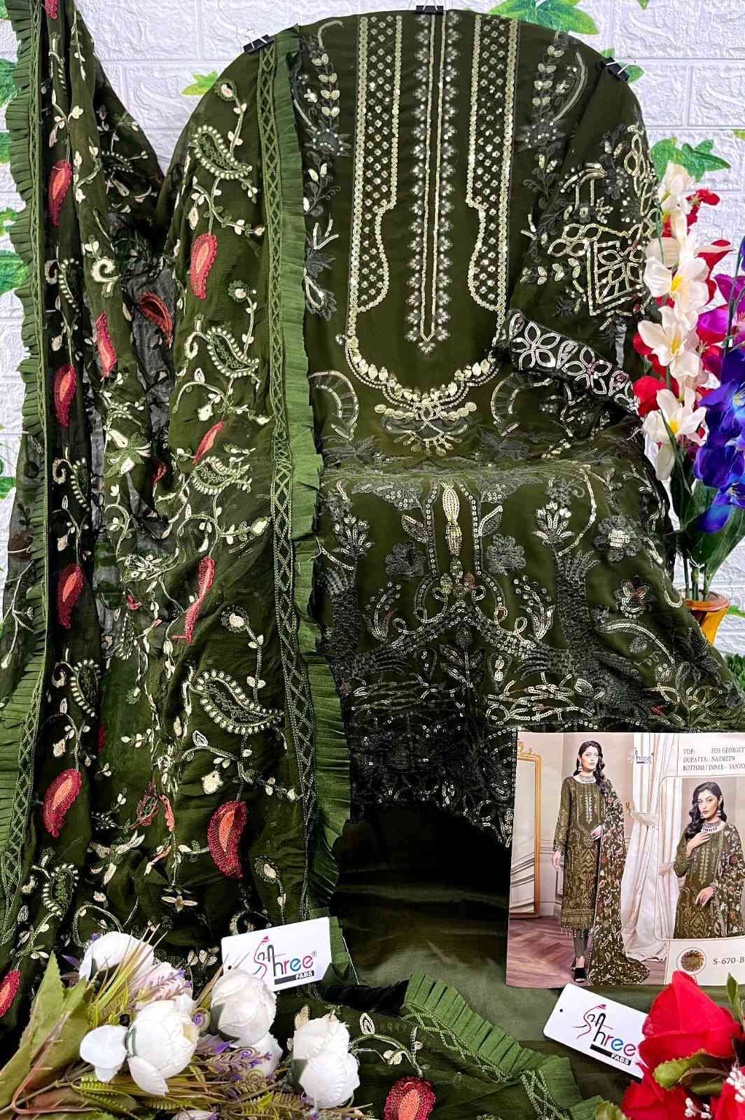 Shree Fabs S 670 Colors New Designer Pakistani Suit Catalog Collection view 4