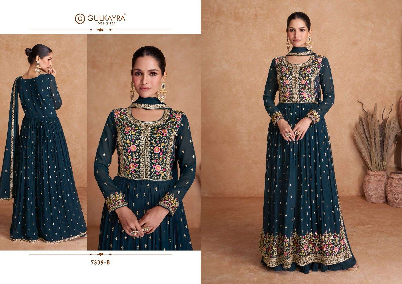 Gulkayra Saawan Designer Nayra Style Wedding Wear Dress New Arrivals view 4
