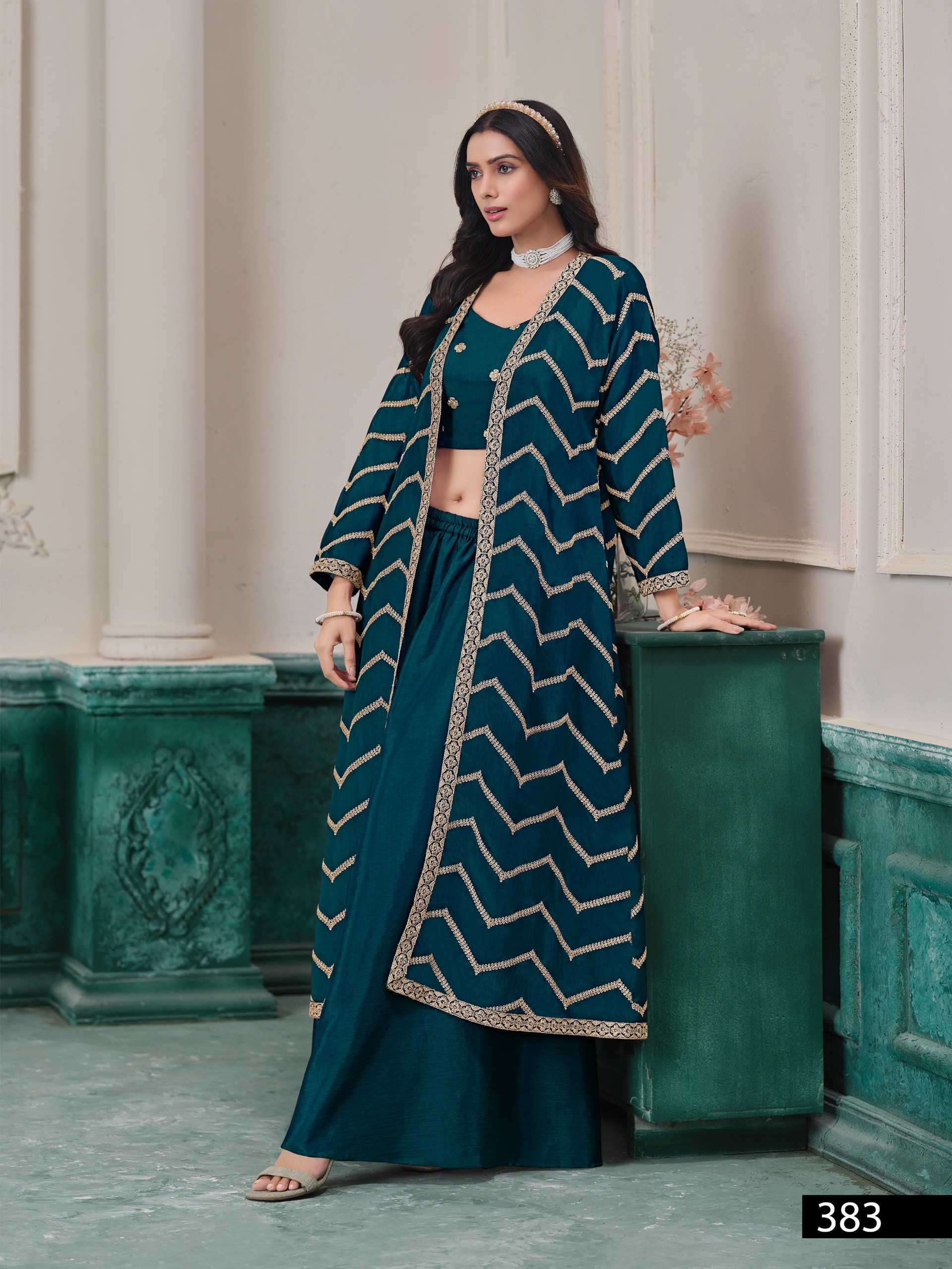 Anjubaa Vol 38 Fancy Designer Indo Western Suit view 4
