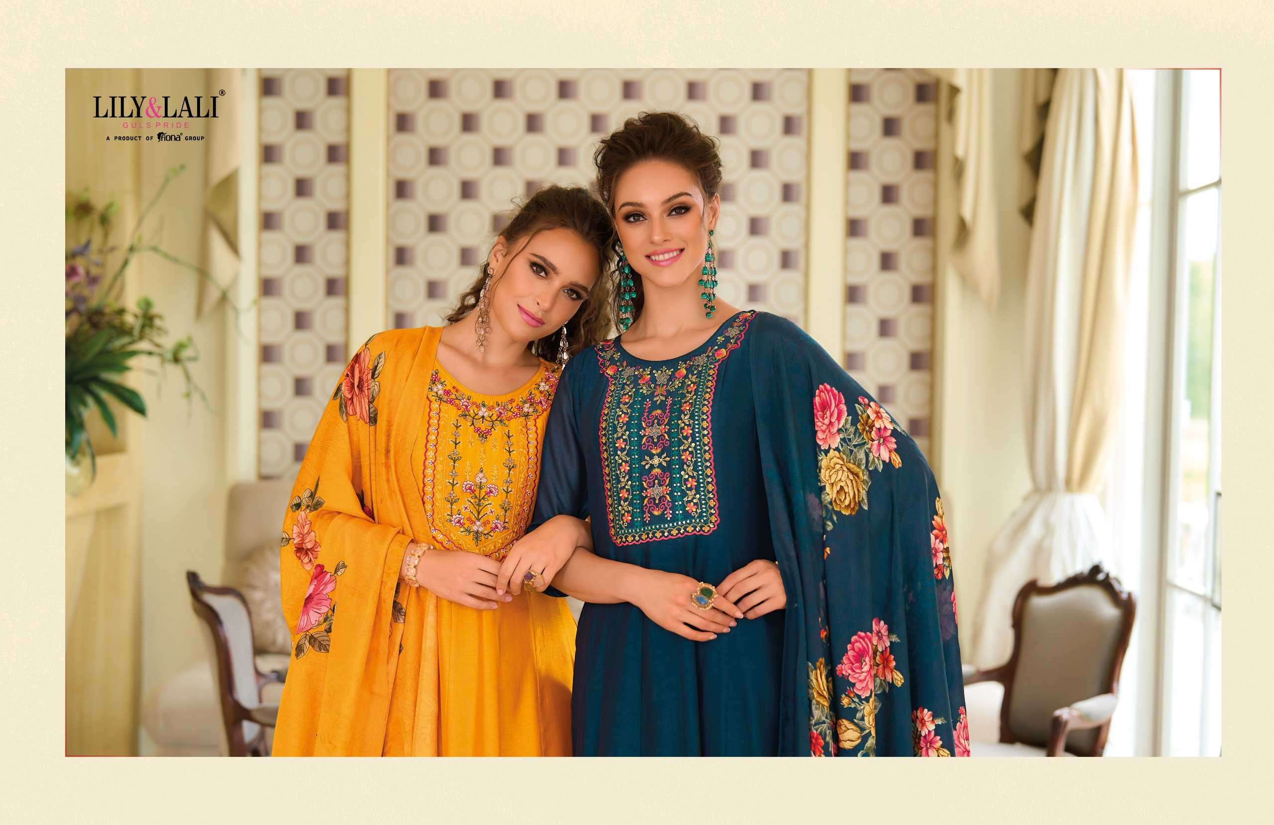 Lily & Lali Begum Jaan Anarkali Suit view 12