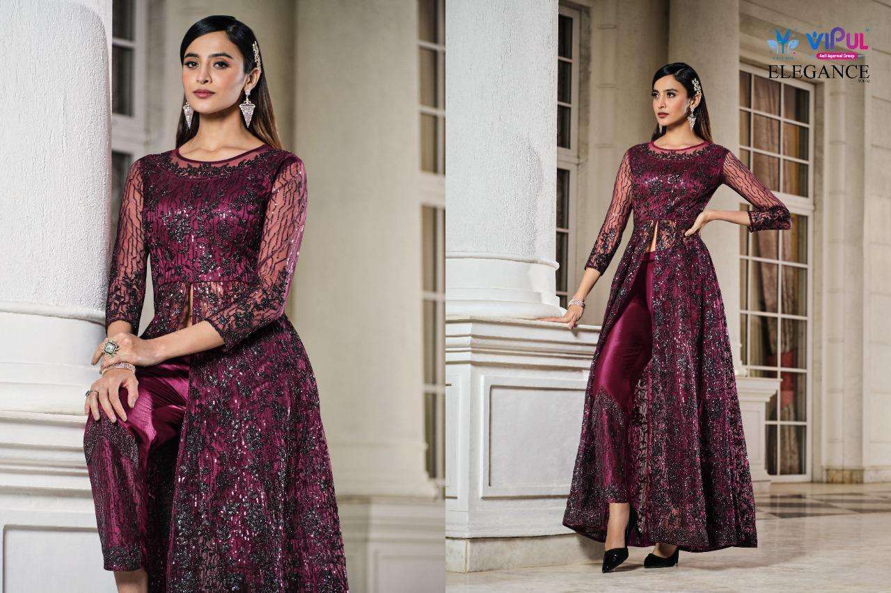 Vipul Elegance Vol 2 Nx Designer Anarkali Gown Party Wear Suit view 8