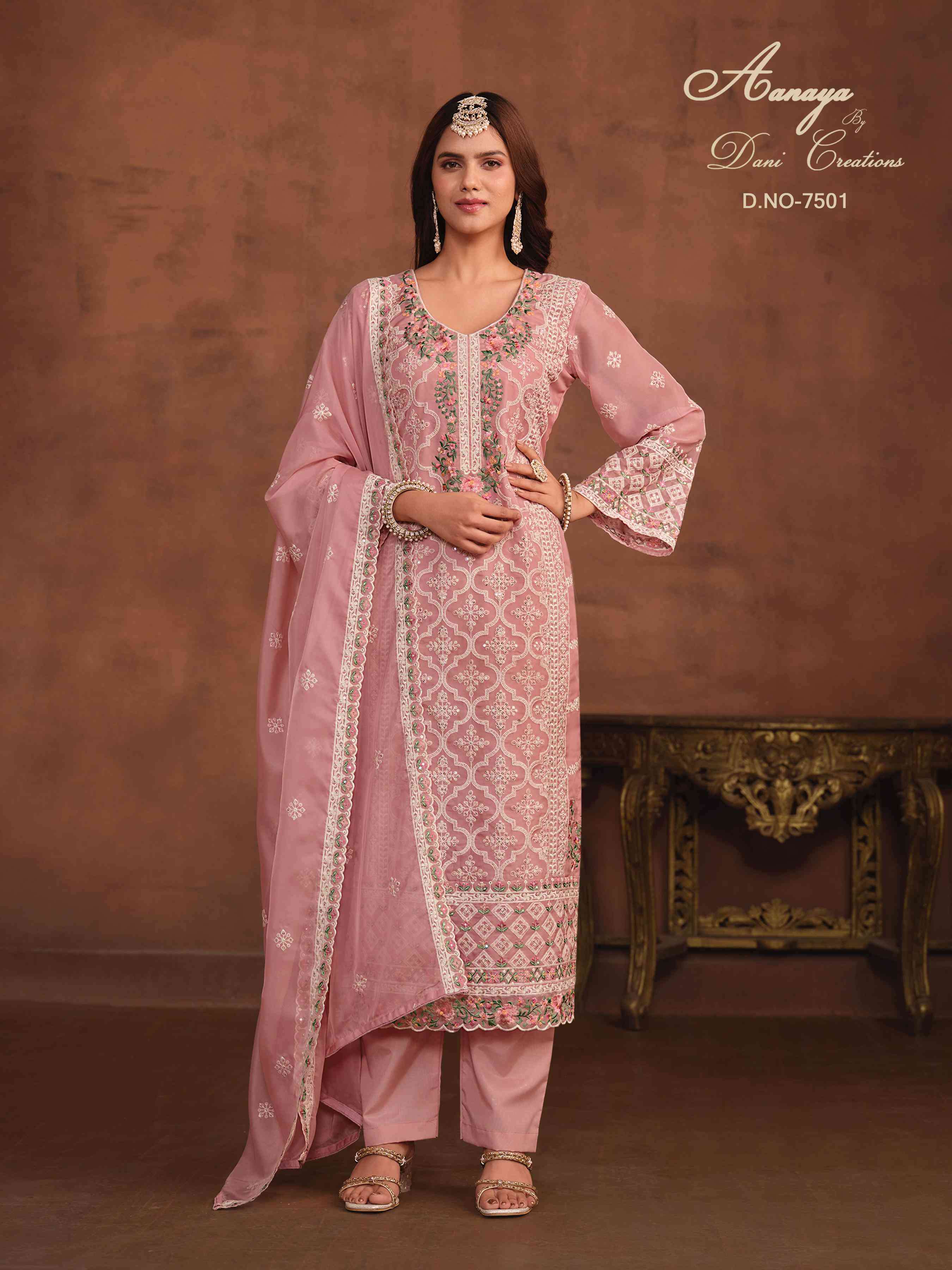 Aanaya Vol 175 Designer Organza Wedding Dress view 2