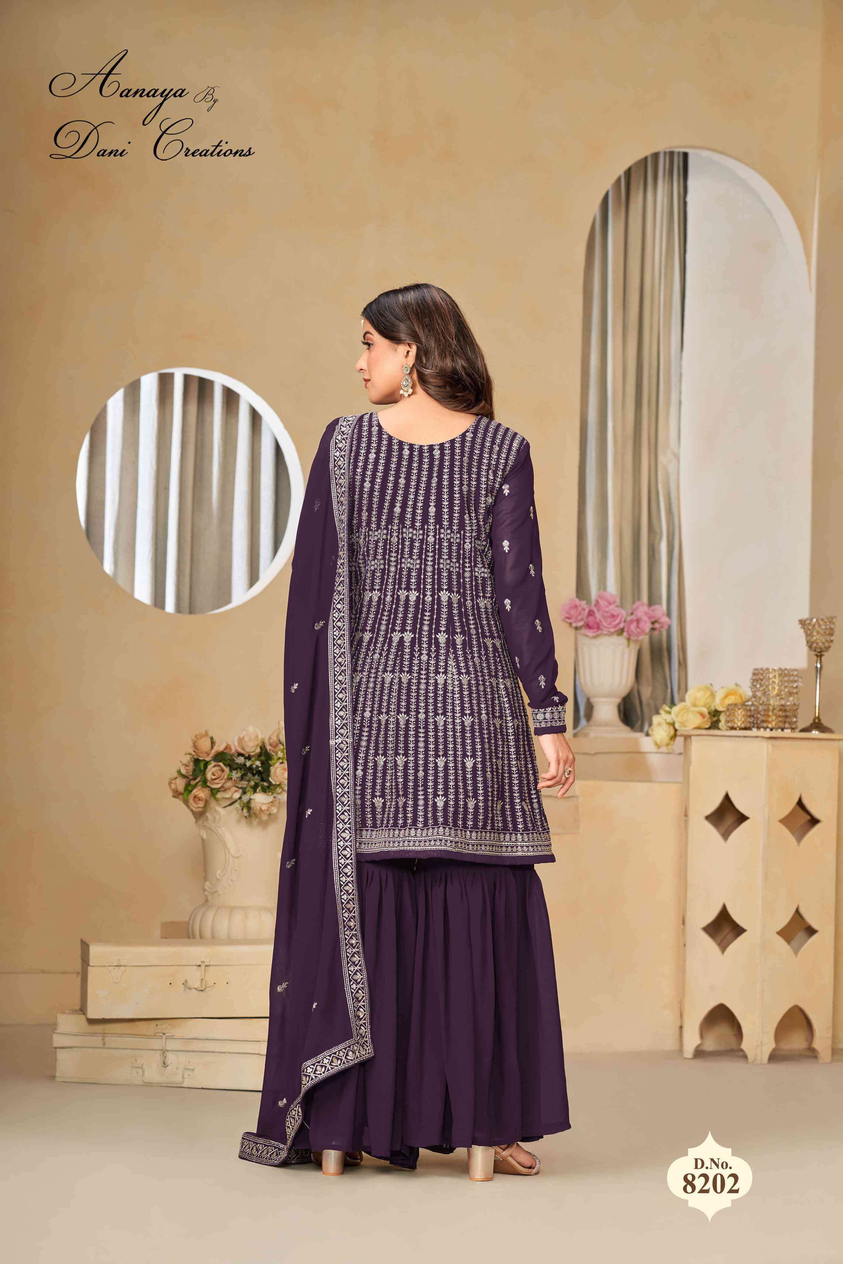Aanaya Vol 182 8201 To 8204 Festive Wear Ladies Dress view 8