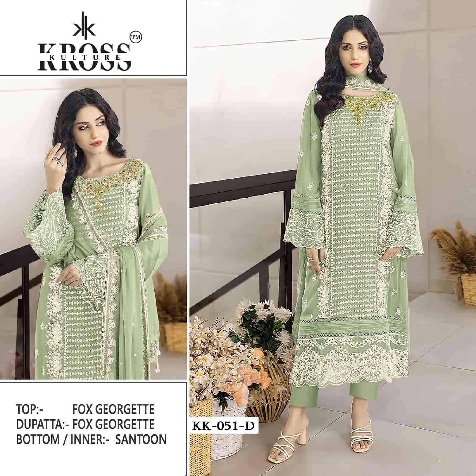 Kross Kulture KK 051 Colors Pakistani Festive Wear Style Latest Designs Suit Exporter view 3