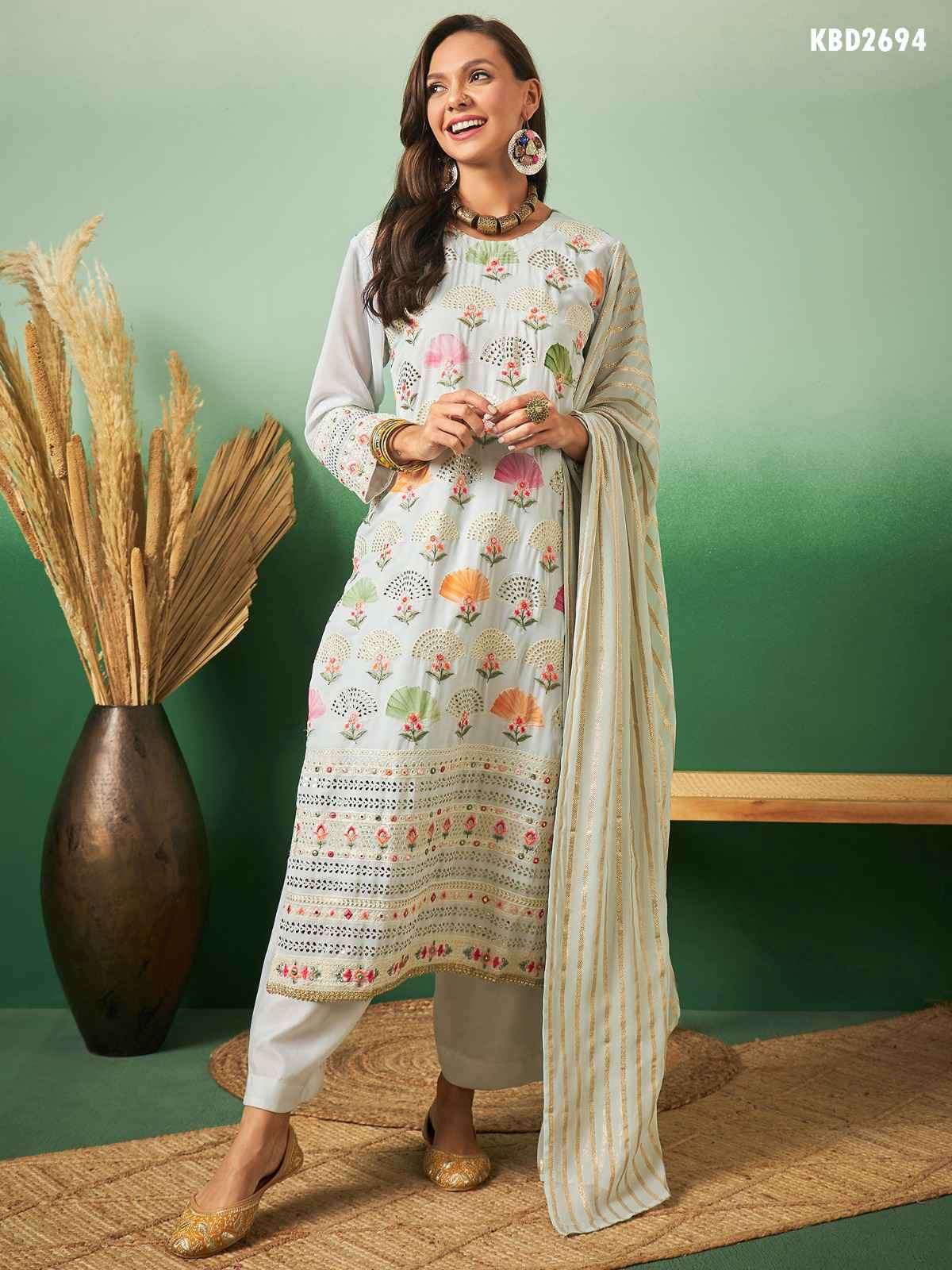 Mahotsav Hanika 2687 To 2698 Stylish Designer Georgette Suits Online Collection view 8