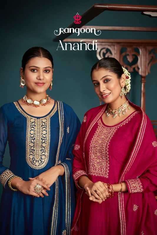 Rangoon Anandi New Designs Readymade Anarkali Style Dress Festive Collection view 6