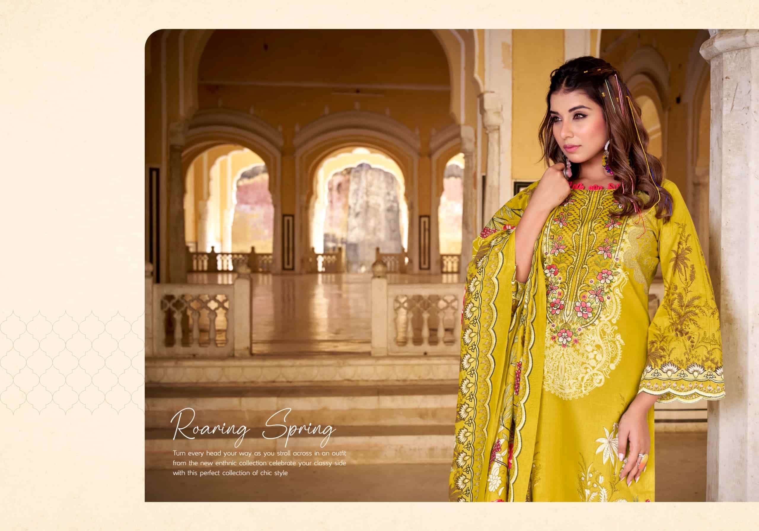 Romani Aarzu Vol 32 Fancy Cotton Dress Material Catalog view 7