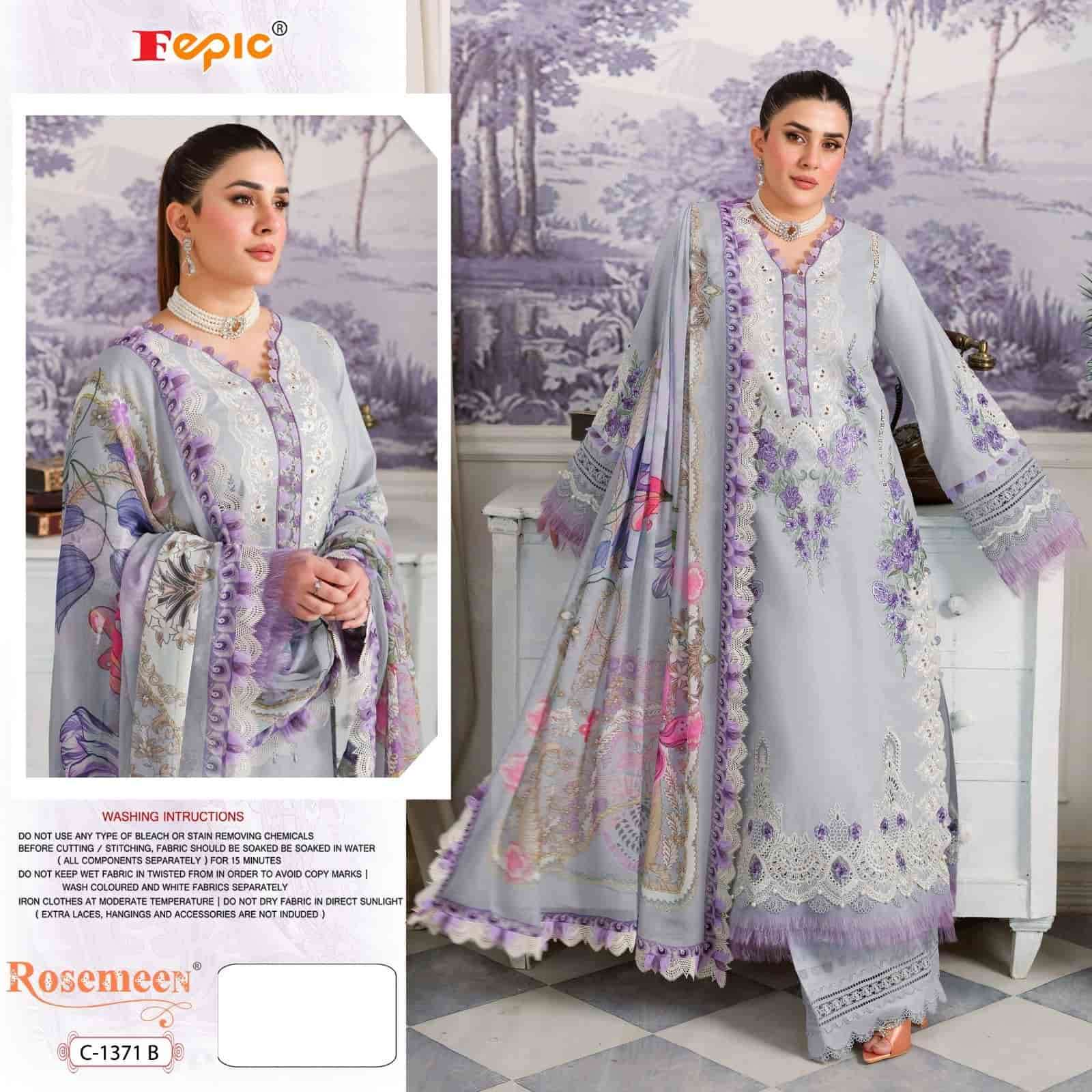 Fepic Rosemeen Embroidered Cotton Salwar Suit