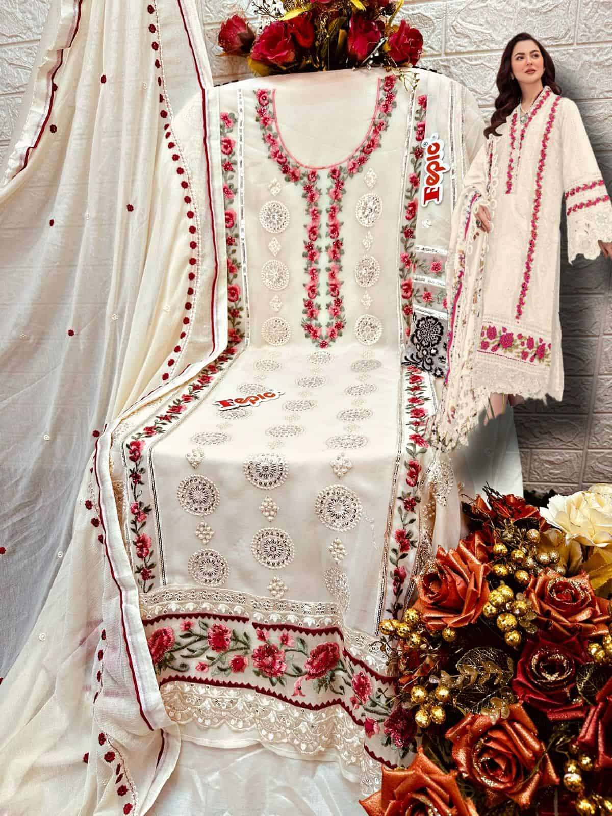Fepic C 1557 Colors Pakistani Fancy Designer Suit Wholasaler view 8