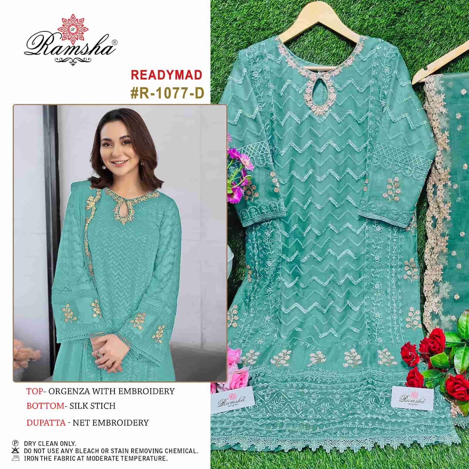 Ramsha R 1077 Colors Pakistani Fancy Designer Suit Readymade Collection view 3
