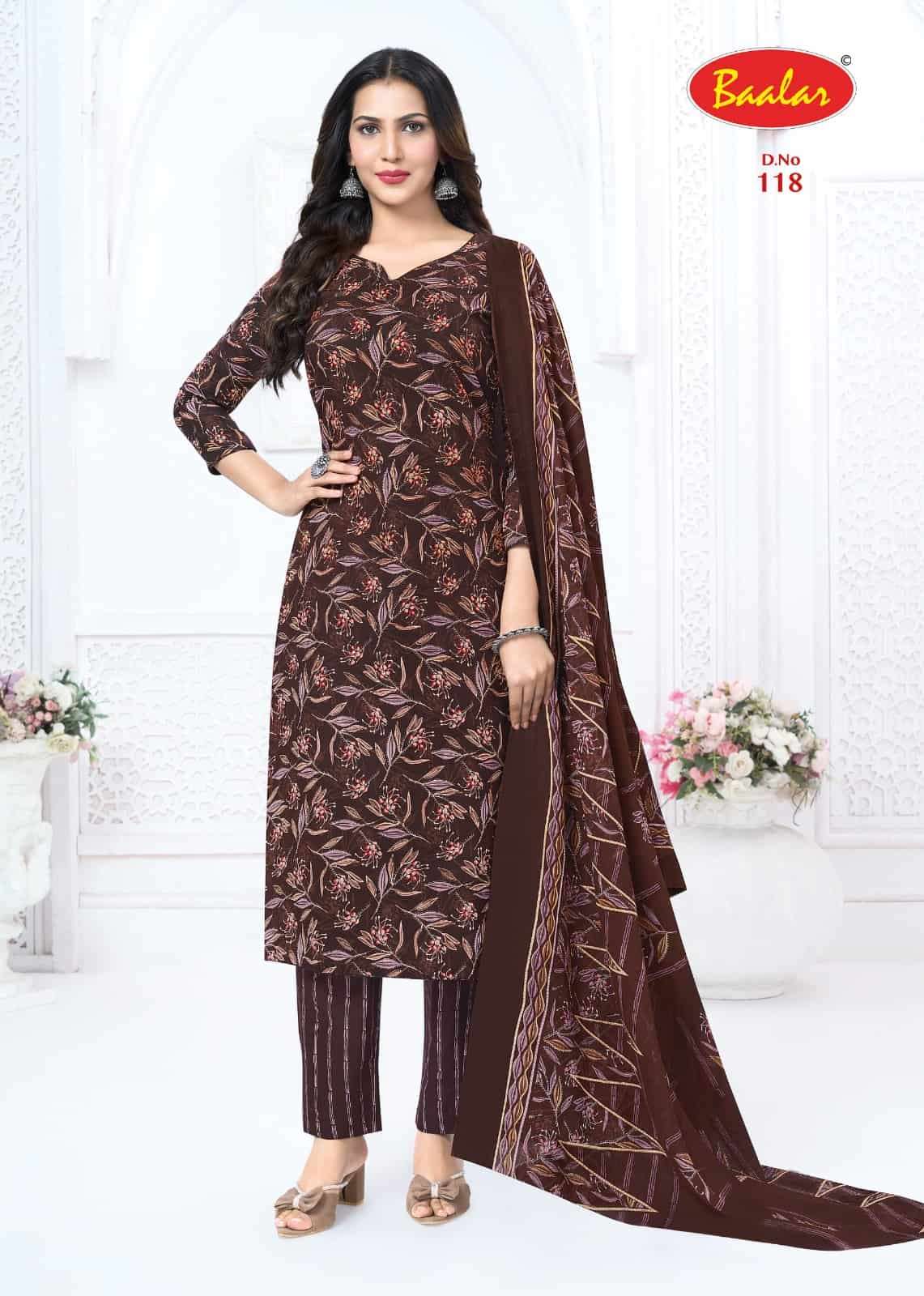 Baalar Zeenat Vol 1 Premium Wear Cotton Dress Catalog view 15